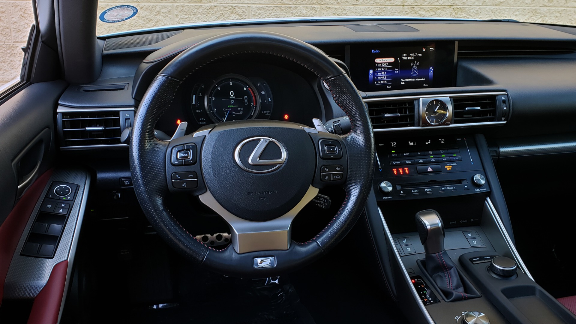 Used 2017 Lexus IS 200T F-SPORT / SUNROOF / REARVIEW / VENT SEATS for sale Sold at Formula Imports in Charlotte NC 28227 34