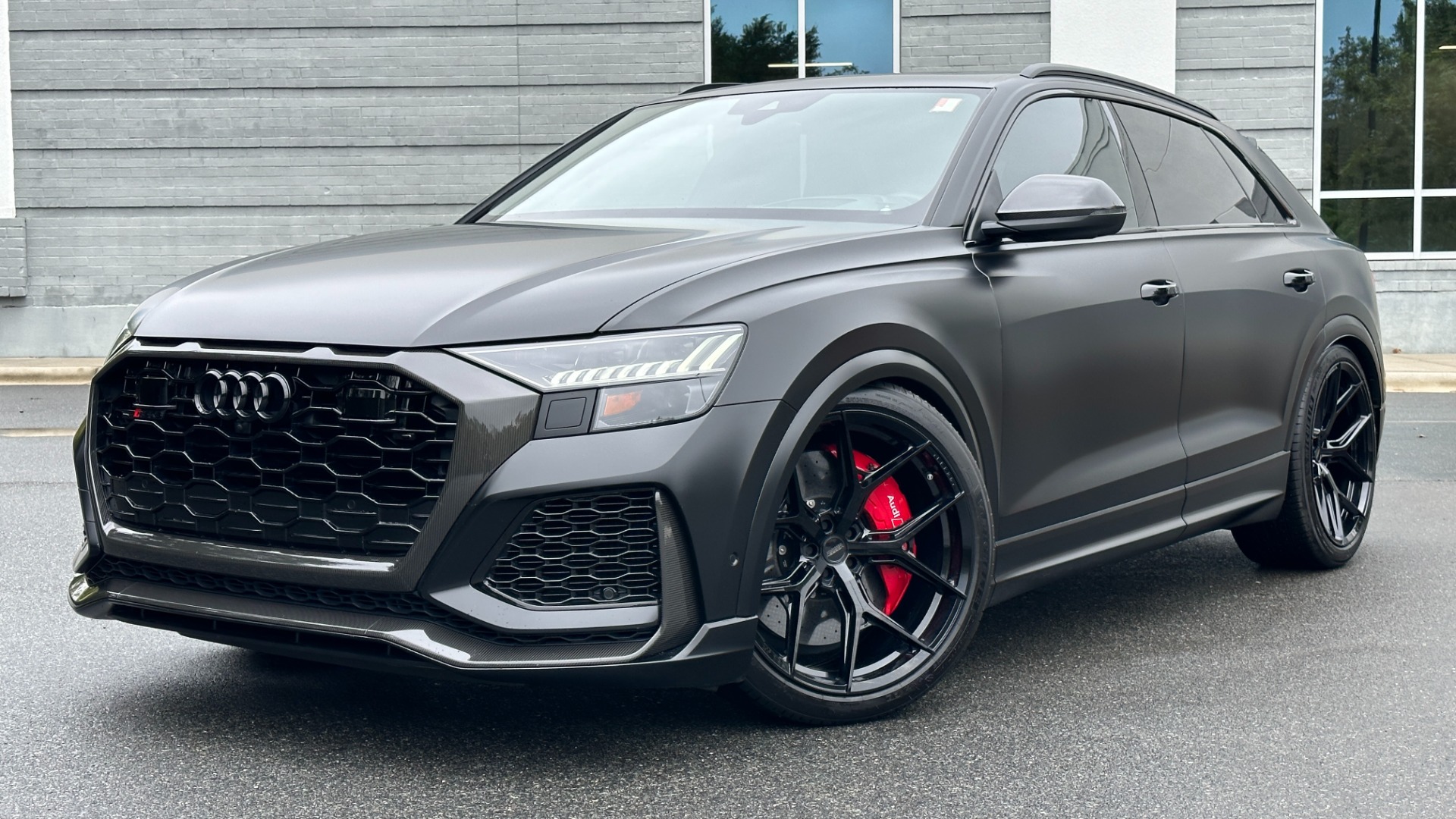 Used 2021 Audi RS Q8 LOADED PACKAGES / VOSSEN WHEELS / EXHAUST / SATIN WRAP for sale Sold at Formula Imports in Charlotte NC 28227 1