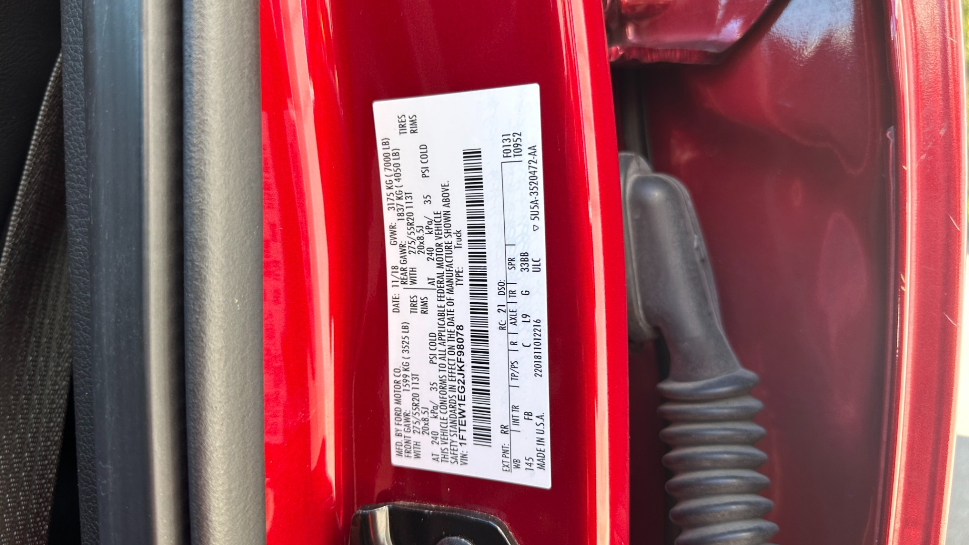 Used 2018 Ford F-150 XLT // ECOBOOST//20 WHLS // FX4 for sale $28,500 at Formula Imports in Charlotte NC 28227 16