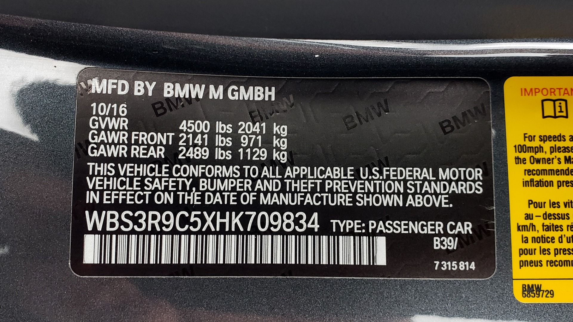 Used 2017 BMW M4 COUPE / 6-SPD MAN / NAV / CF ROOF / HTD STS for sale Sold at Formula Imports in Charlotte NC 28227 78