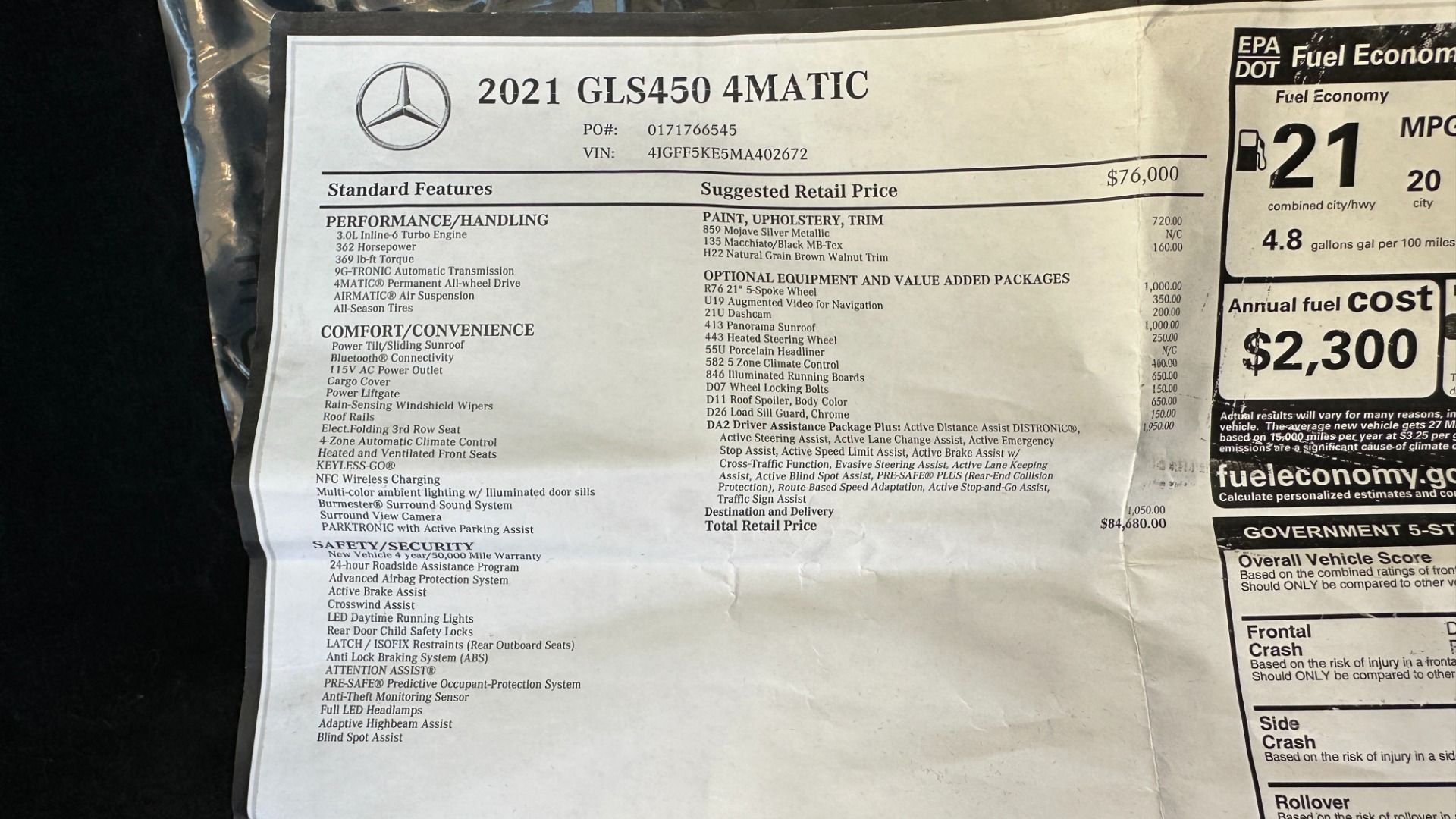 Used 2021 Mercedes-Benz GLS GLS 450 / DRIVER ASSISTANCE PKG / 21IN WHEELS / PANORAMIC ROOF for sale $58,999 at Formula Imports in Charlotte NC 28227 55