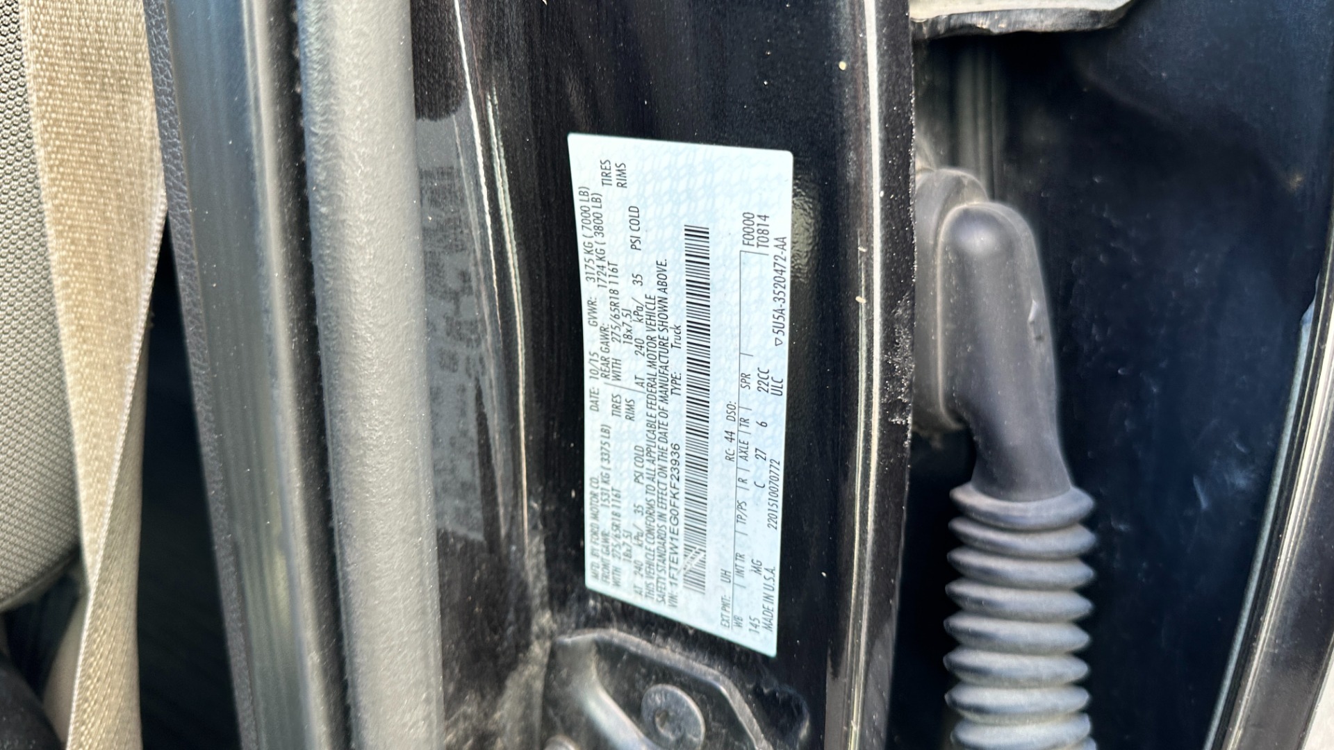 Used 2015 Ford F-150 XLT ECO BOOST // APPEARANCE PKG // TOW PKG for sale Sold at Formula Imports in Charlotte NC 28227 35