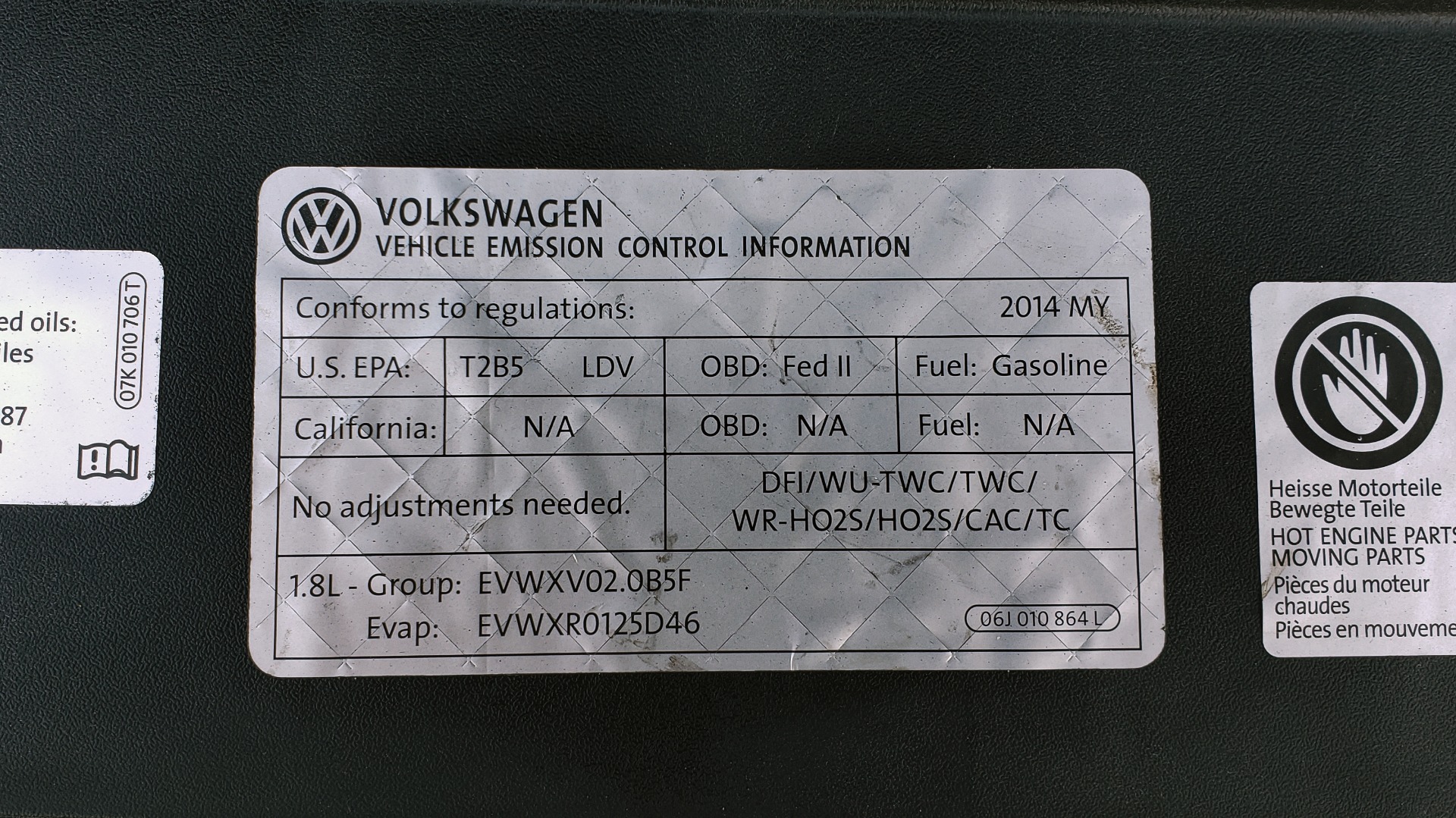 Used 2014 Volkswagen PASSAT SEL PREMIUM / NAV / SUNROOF / REARVIEW / 6-SPD AUTO for sale Sold at Formula Imports in Charlotte NC 28227 13