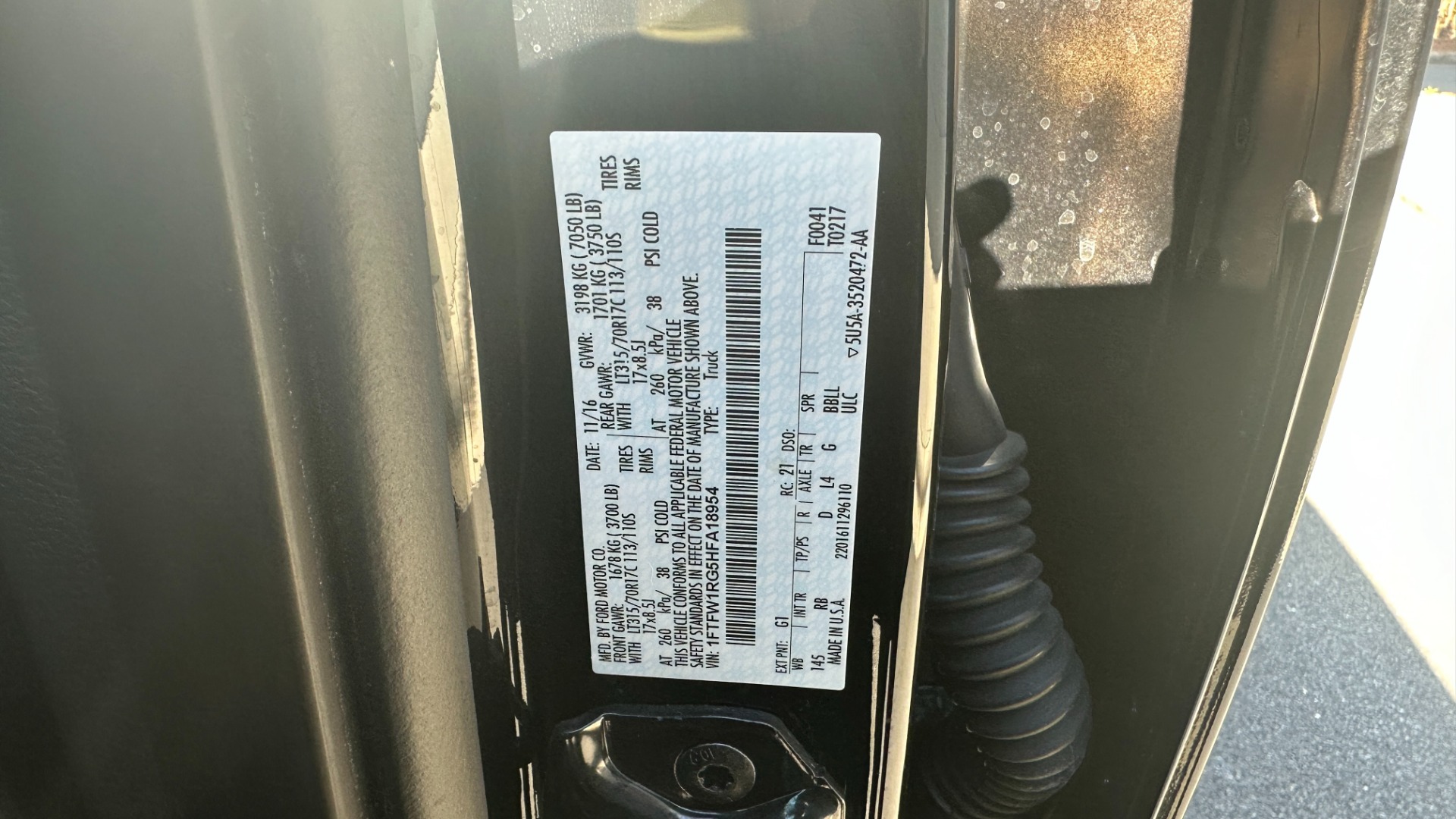 Used 2017 Ford F-150 RAPTOR / TECHNOLOGY PACKAGE / PANORAMIC ROOF for sale Sold at Formula Imports in Charlotte NC 28227 16