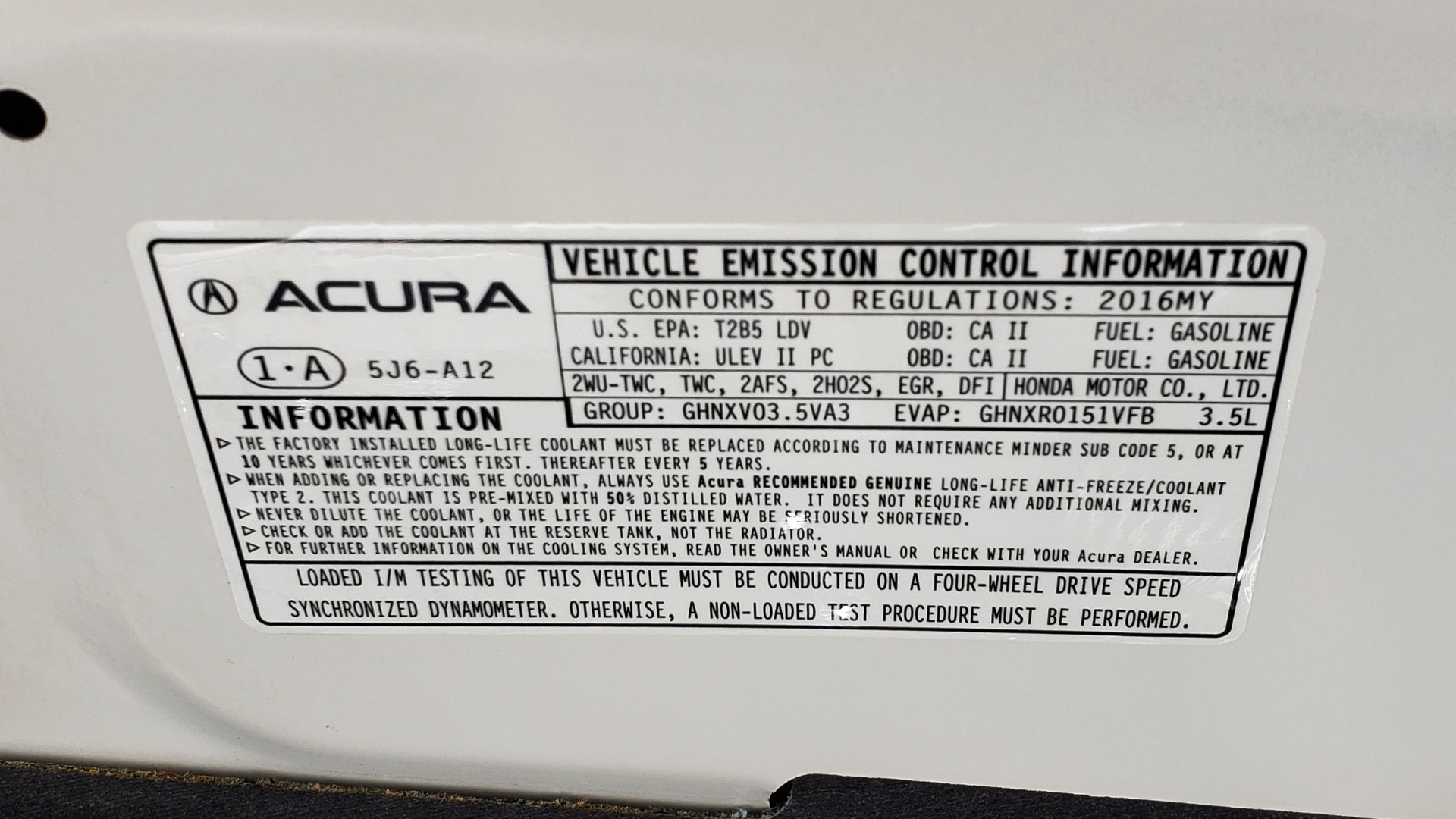 Used 2016 Acura MDX AWD W/ADVANCED PKG / NAV / SUNROOF / REARVIEW / 3-ROW for sale Sold at Formula Imports in Charlotte NC 28227 13