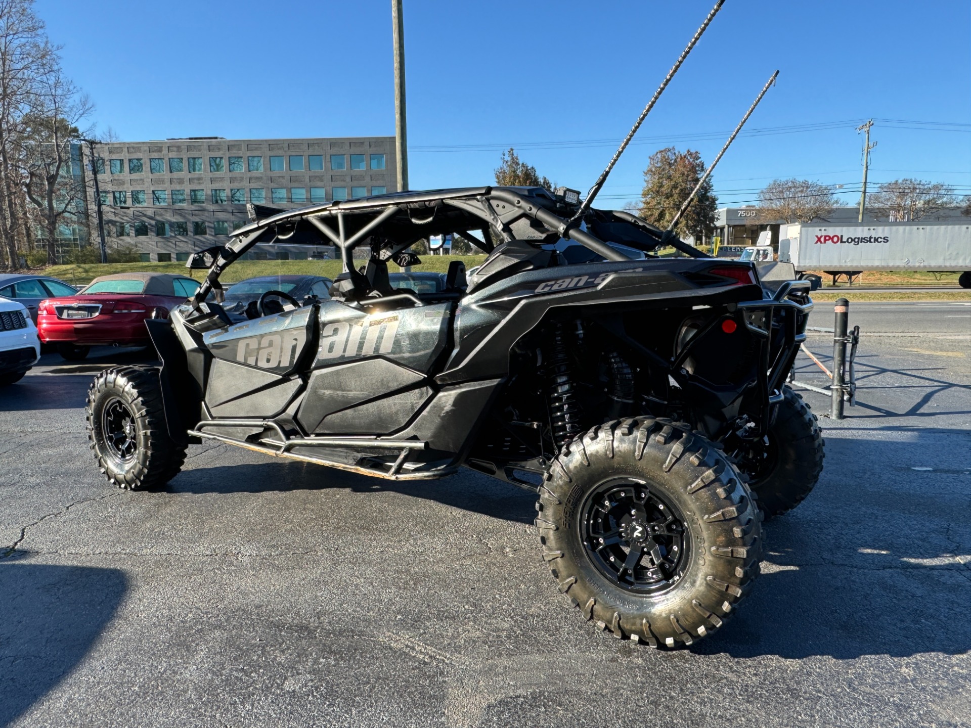 Used 2019 Can-Am Maverick Max XDS 1000 Turbo LIGHTBARS / SOUND SYSTEM / CB RADIO / WHEELS & TIRES for sale $29,500 at Formula Imports in Charlotte NC 28227 3