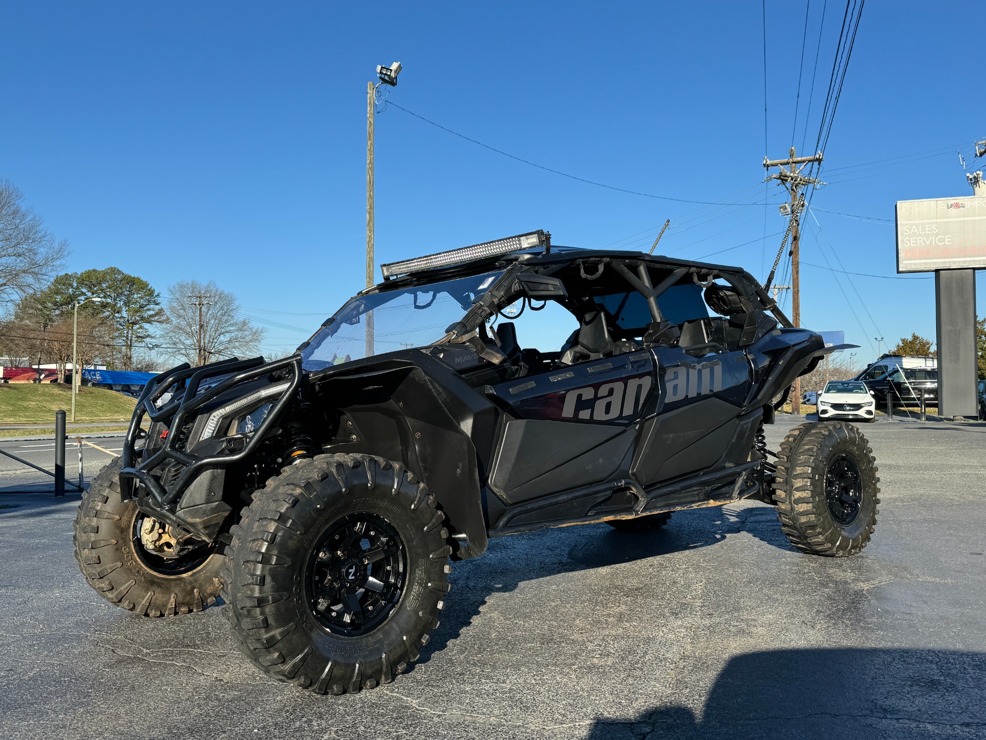Used 2019 Can-Am Maverick Max XDS 1000 Turbo LIGHTBARS / SOUND SYSTEM / CB RADIO / WHEELS & TIRES for sale $29,500 at Formula Imports in Charlotte NC 28227 1