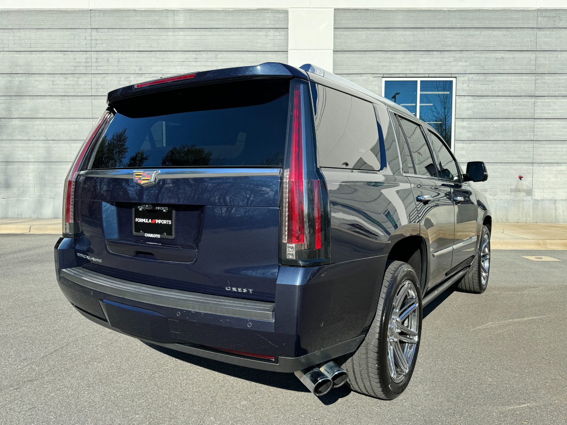 Used 2017 Cadillac Escalade Platinum PLATINUM EDITION / TUSCAN BROWN LEATHER / AFTERMARKET WHEELS / BORLA EXHAUS for sale Sold at Formula Imports in Charlotte NC 28227 11