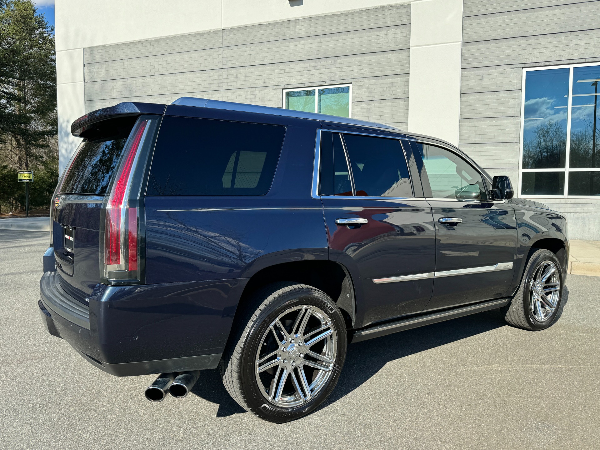 Used 2017 Cadillac Escalade Platinum PLATINUM EDITION / TUSCAN BROWN LEATHER / AFTERMARKET WHEELS / BORLA EXHAUS for sale Sold at Formula Imports in Charlotte NC 28227 12