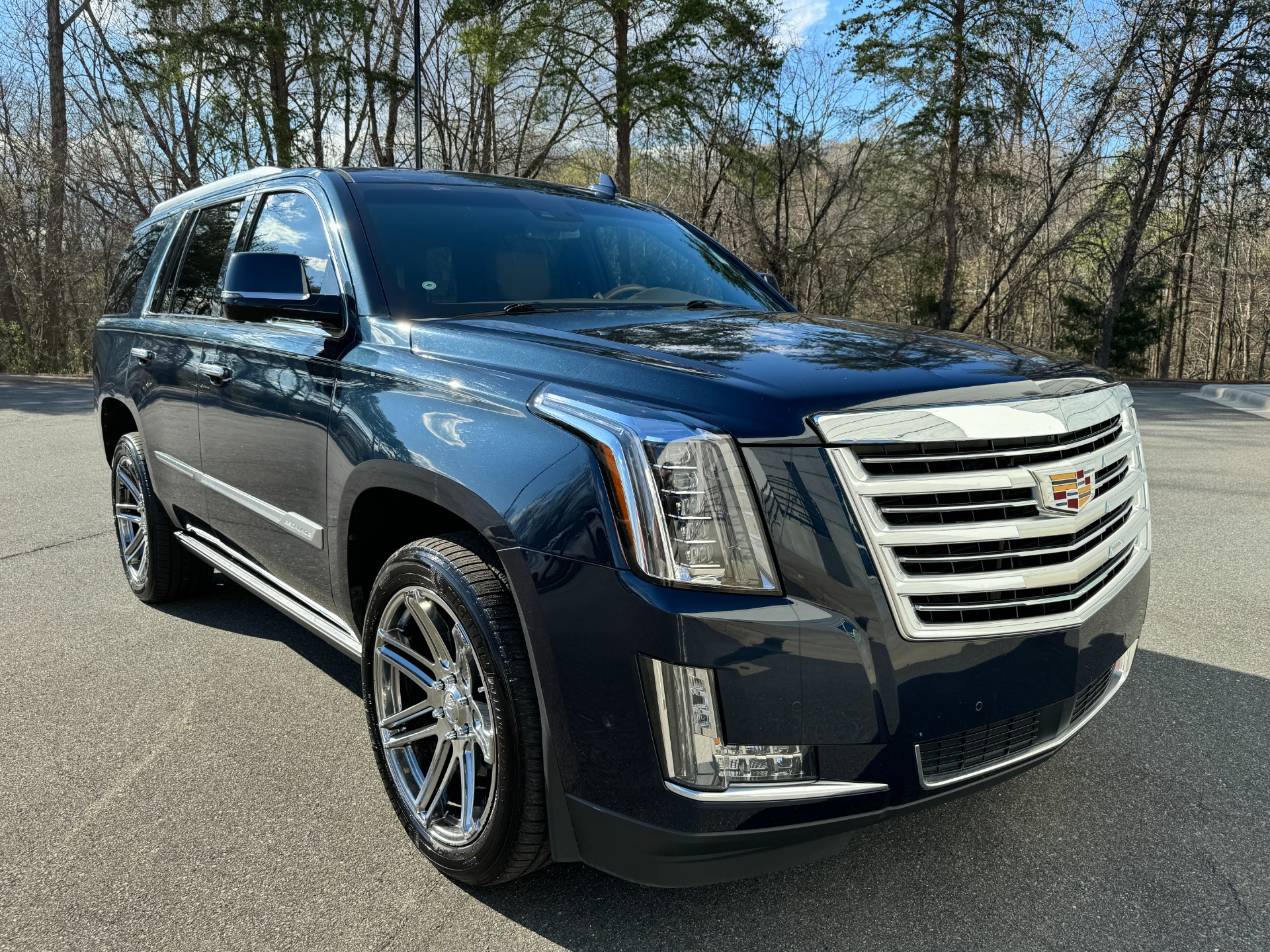 Used 2017 Cadillac Escalade Platinum PLATINUM EDITION / TUSCAN BROWN LEATHER / AFTERMARKET WHEELS / BORLA EXHAUS for sale Sold at Formula Imports in Charlotte NC 28227 17
