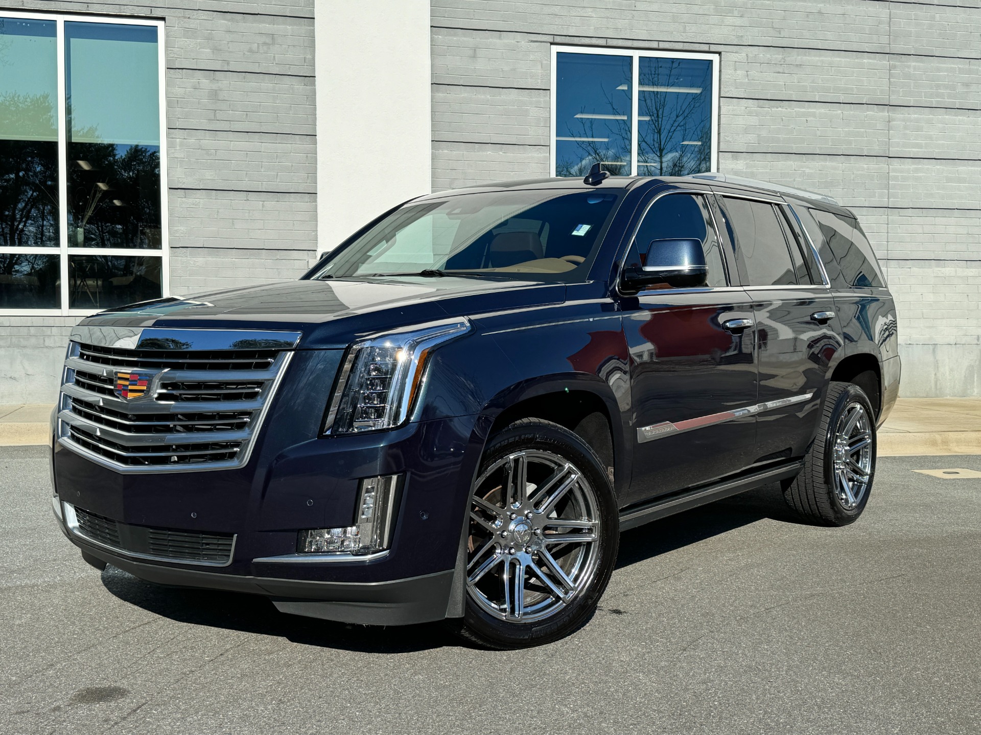 Used 2017 Cadillac Escalade Platinum PLATINUM EDITION / TUSCAN BROWN LEATHER / AFTERMARKET WHEELS / BORLA EXHAUS for sale Sold at Formula Imports in Charlotte NC 28227 1
