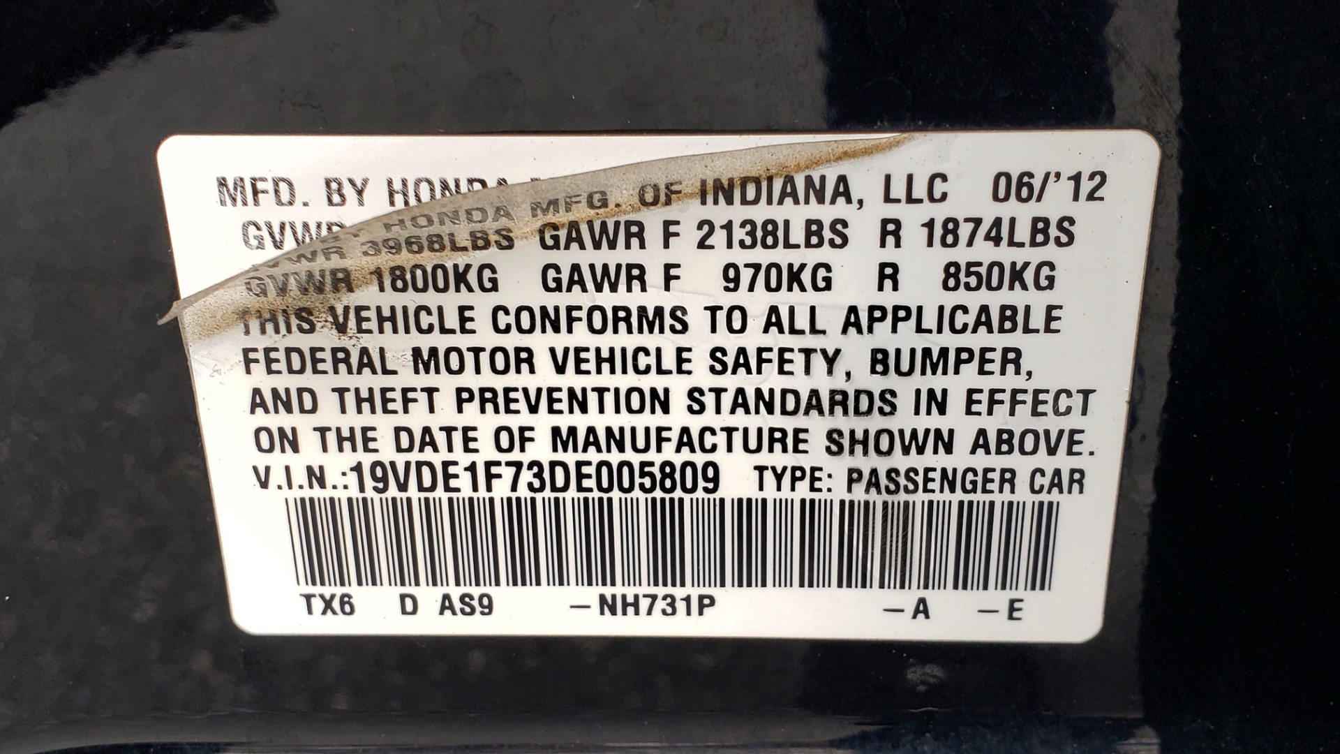 Used 2013 Acura ILX TECH PKG / SUNROOF / NAV / DUAL-ZONE A/C / REARVIEW for sale Sold at Formula Imports in Charlotte NC 28227 78