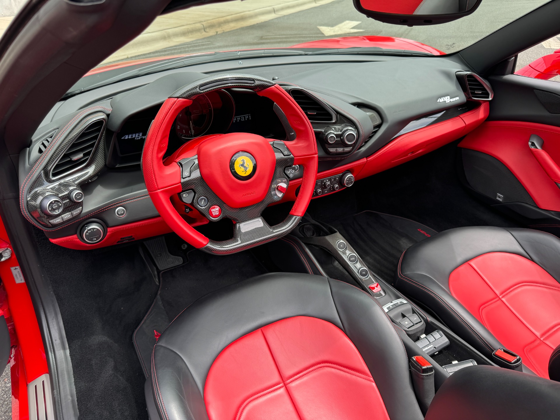 Used 2018 Ferrari 488 Spider RYFT EXHAUST / AFS LIGHTING / CARBON FIBER TRIM / 20 FORGED WHEELS for sale Sold at Formula Imports in Charlotte NC 28227 46