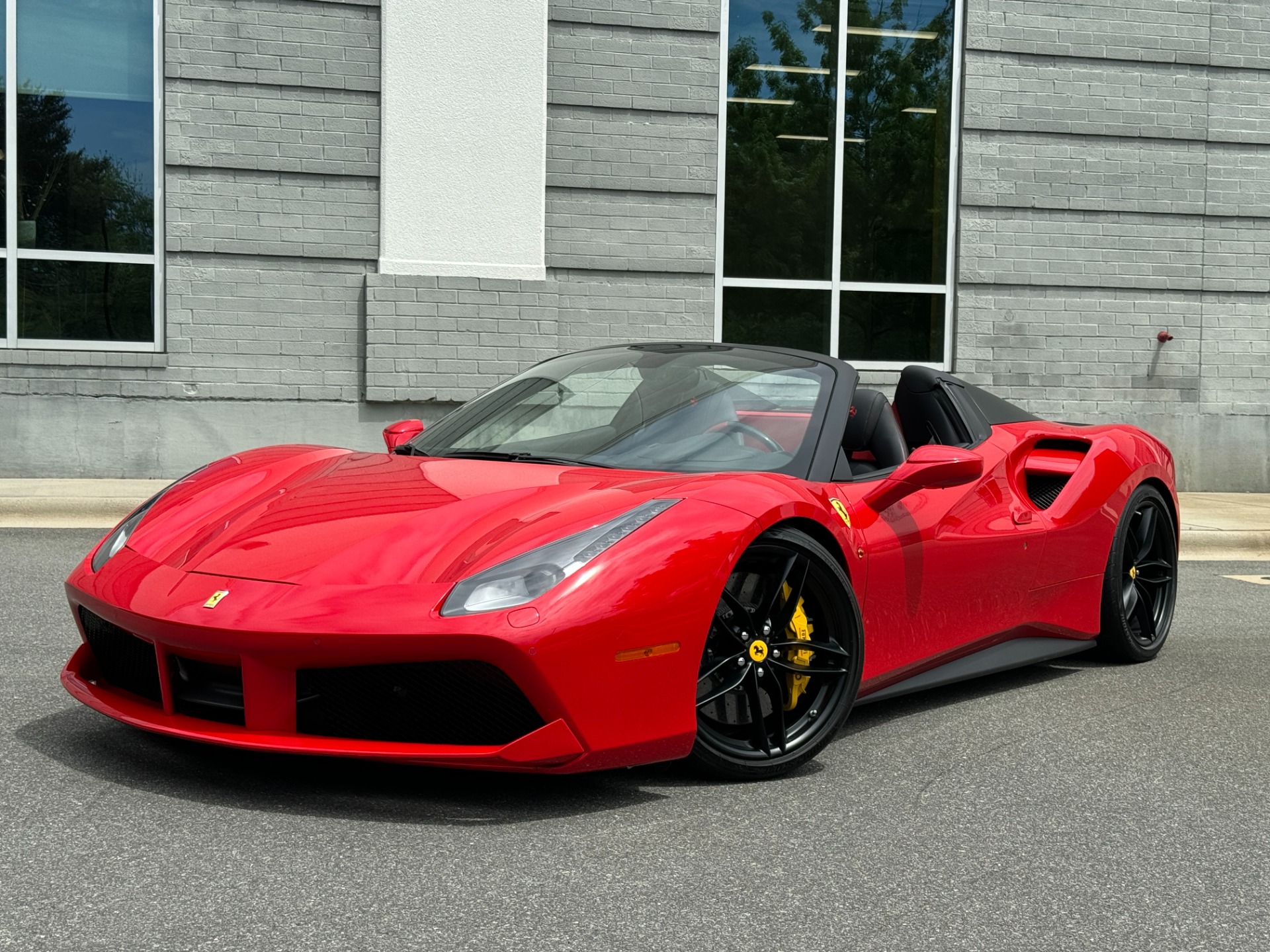 Used 2018 Ferrari 488 Spider RYFT EXHAUST / AFS LIGHTING / CARBON FIBER TRIM / 20 FORGED WHEELS for sale Sold at Formula Imports in Charlotte NC 28227 1
