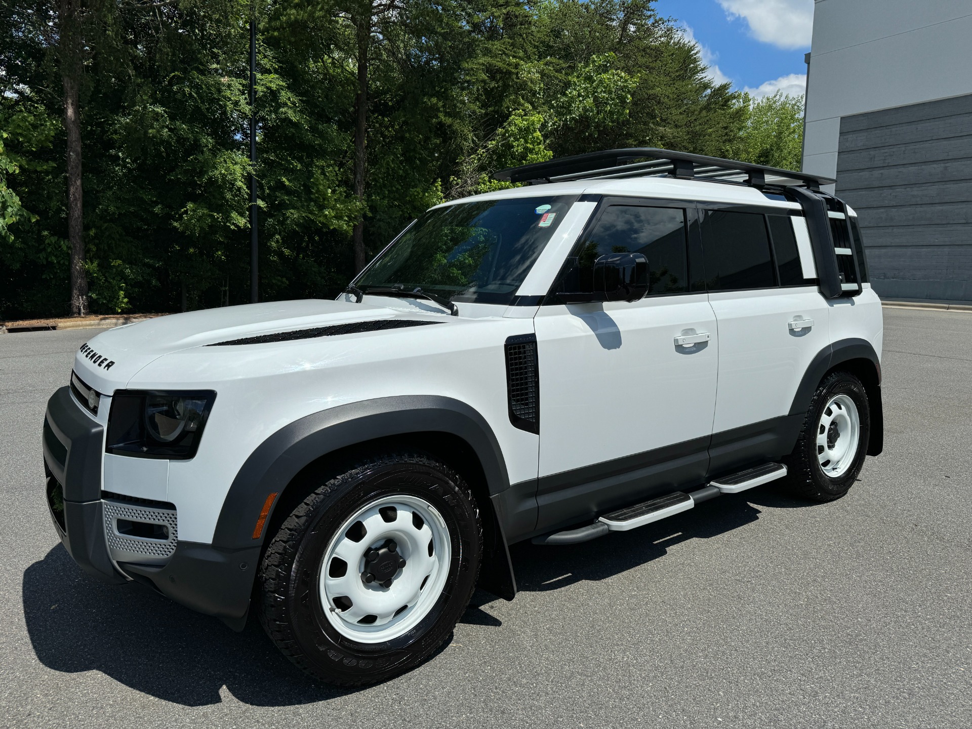 Used 2023 Land Rover Defender 110 S COLD CLIMATE PKG / OFFROAD PKG / AIR SUSP / BLACK EXT PKG for sale Sold at Formula Imports in Charlotte NC 28227 4