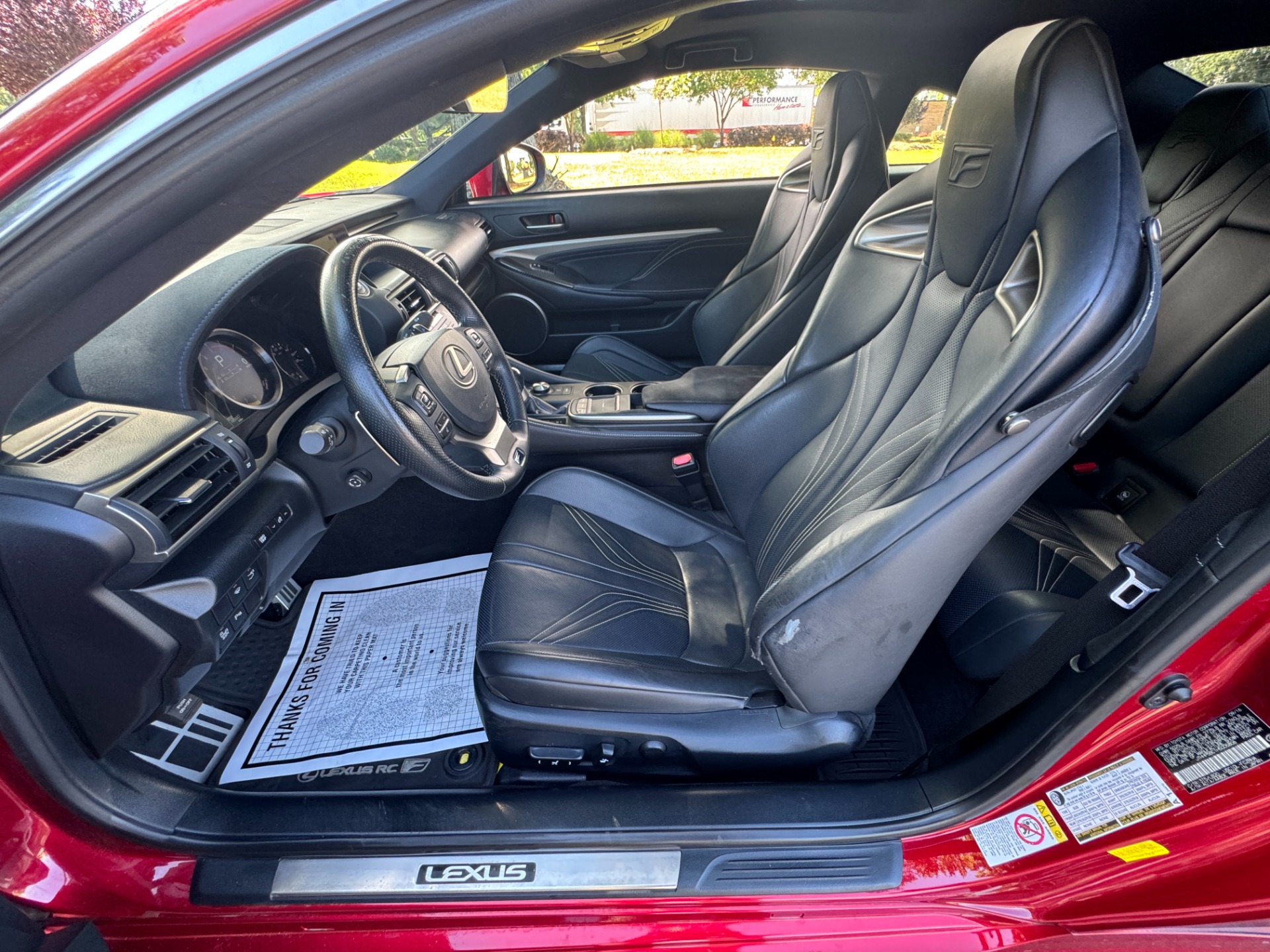 Used 2017 Lexus RC F PREMIUM PKG / ALL WTHR PKG / PREMIUM SURROUND SOUND for sale Sold at Formula Imports in Charlotte NC 28227 25