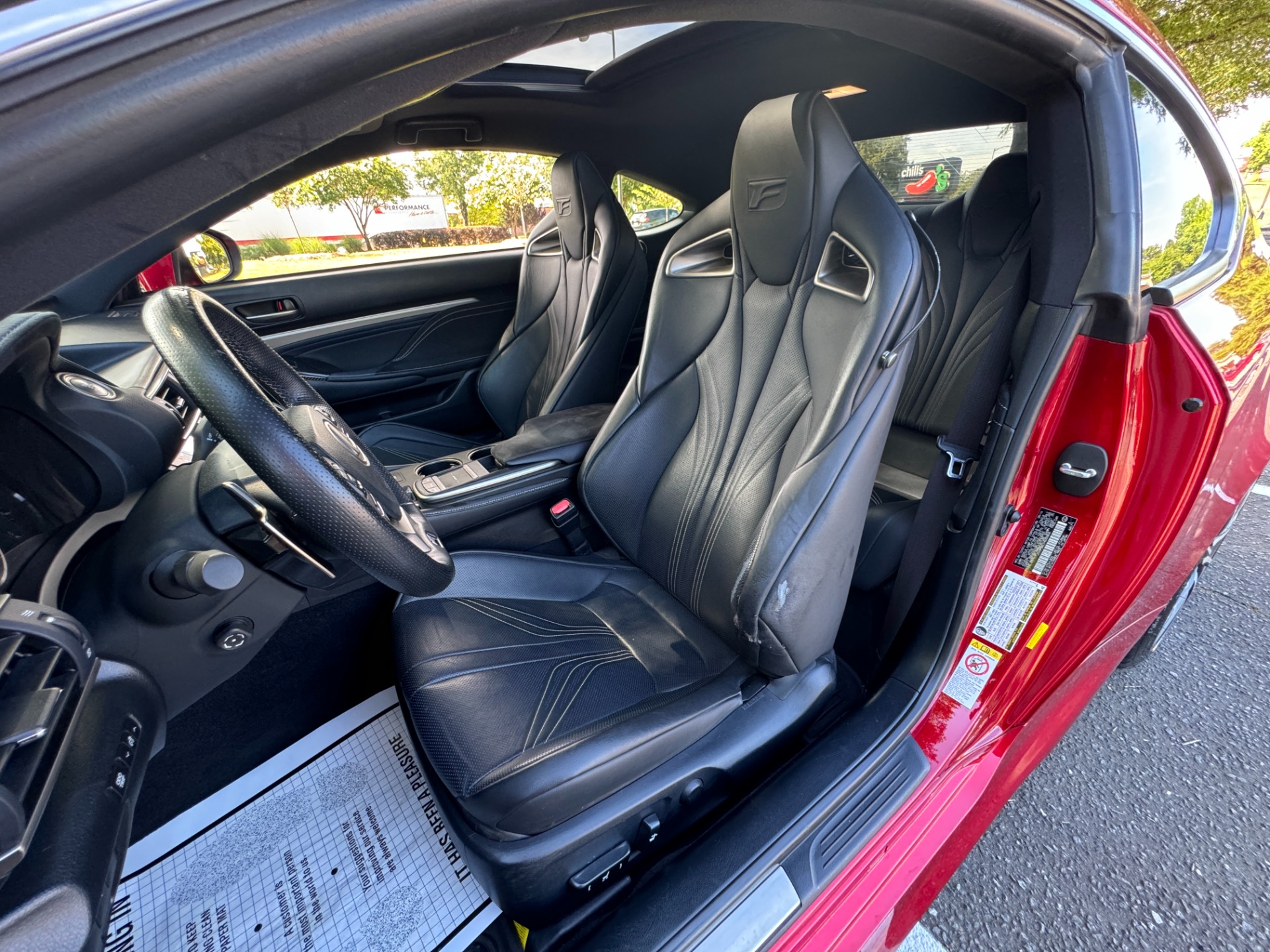 Used 2017 Lexus RC F PREMIUM PKG / ALL WTHR PKG / PREMIUM SURROUND SOUND for sale Sold at Formula Imports in Charlotte NC 28227 26
