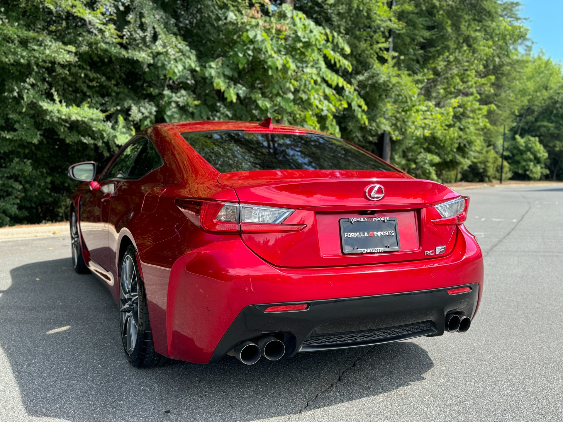 Used 2017 Lexus RC F PREMIUM PKG / ALL WTHR PKG / PREMIUM SURROUND SOUND for sale Sold at Formula Imports in Charlotte NC 28227 9