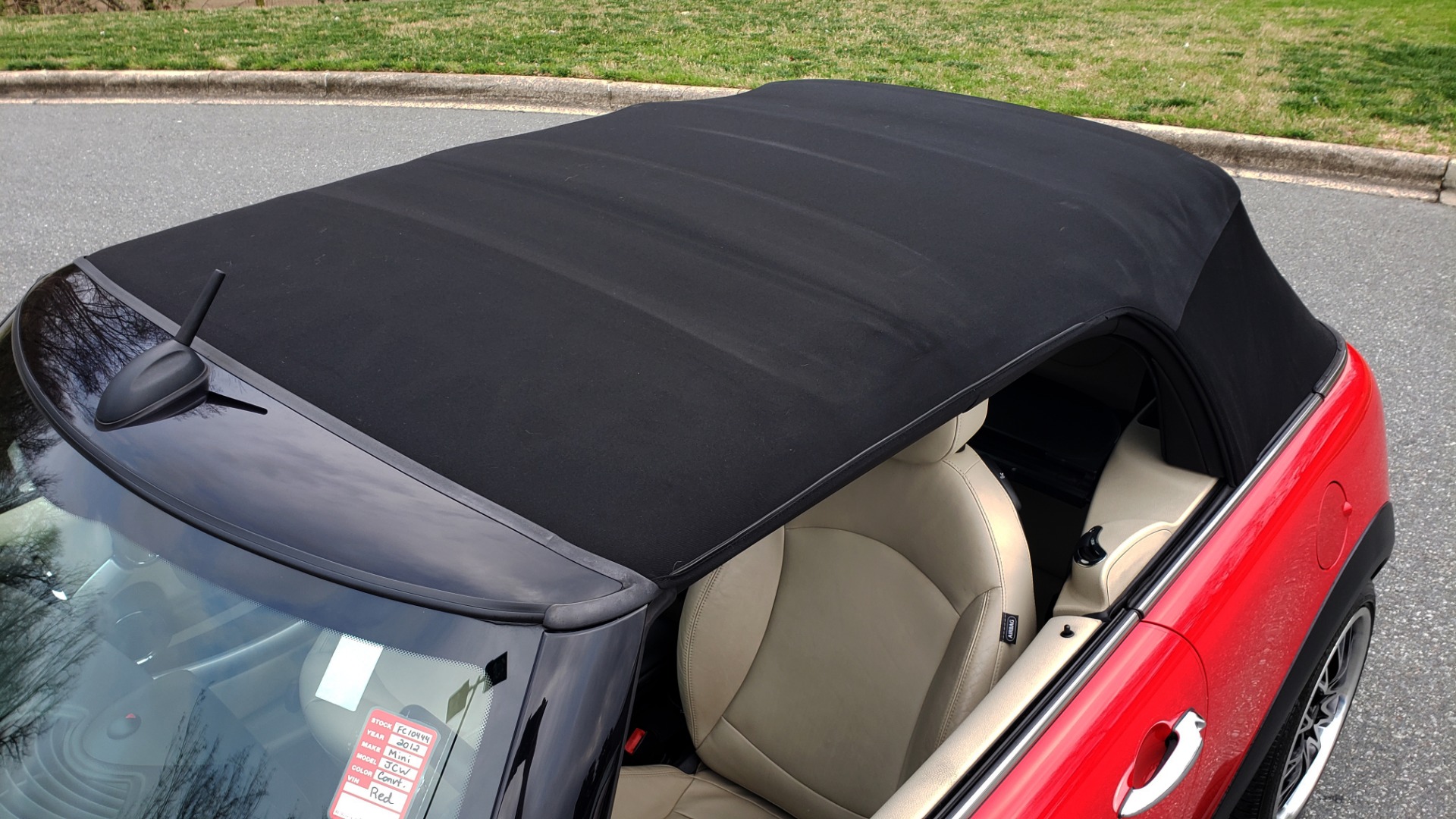 Used 2012 MINI COOPER JOHN COOPER WORKS CONVERTIBLE for sale Sold at Formula Imports in Charlotte NC 28227 11