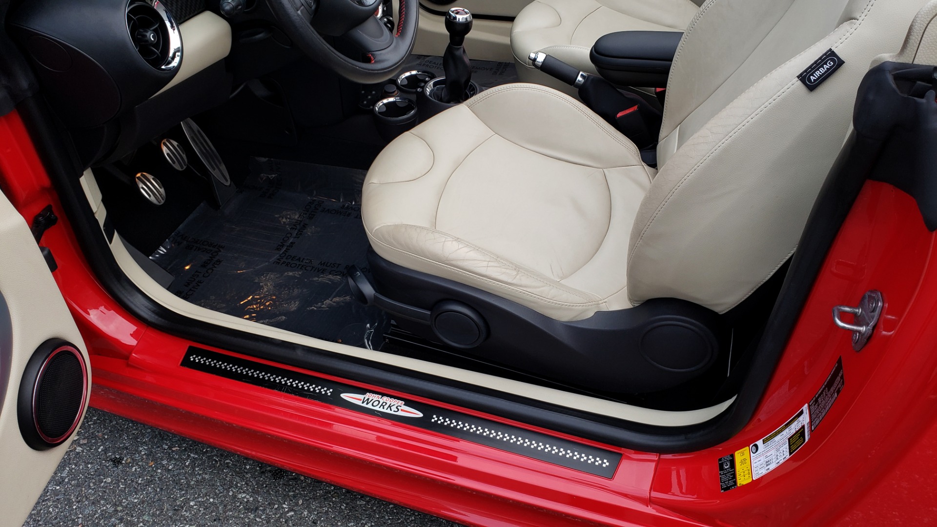 Used 2012 MINI COOPER JOHN COOPER WORKS CONVERTIBLE for sale Sold at Formula Imports in Charlotte NC 28227 37