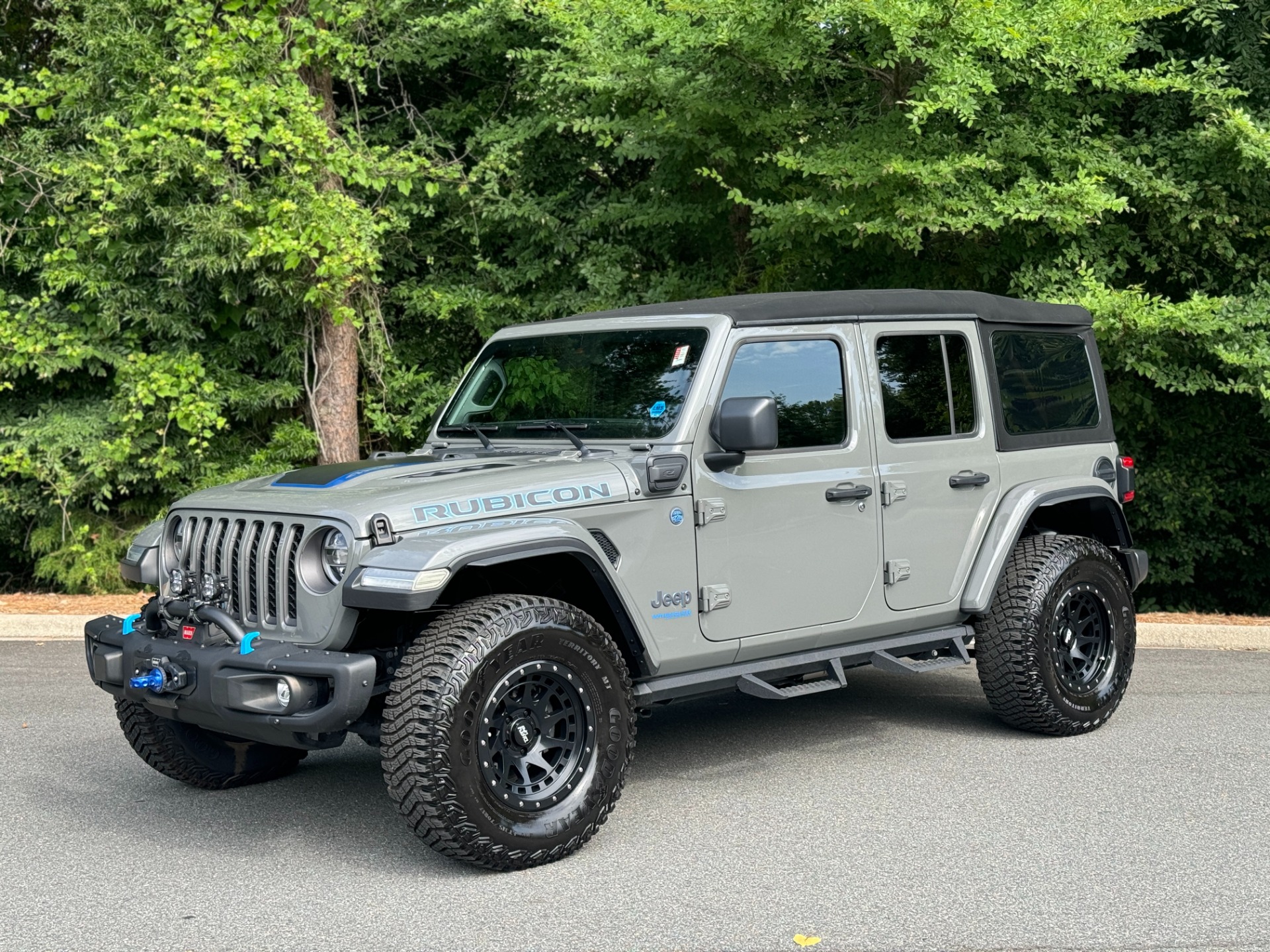 Used 2022 Jeep Wrangler 4xe Unlimited Rubicon TOW PKG / FOX SHOCKS / WARN WINCH / WHEELS & TIRES for sale Sold at Formula Imports in Charlotte NC 28227 4