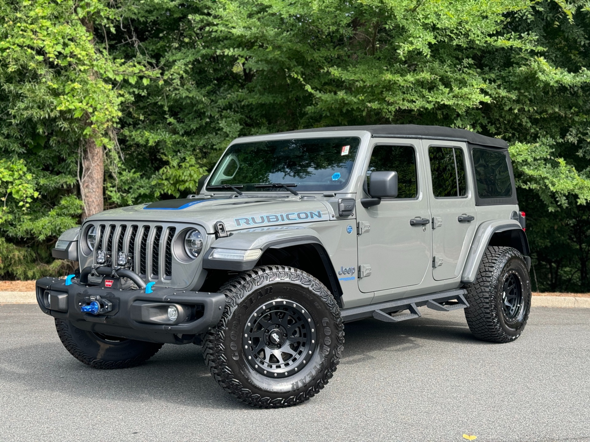 Used 2022 Jeep Wrangler 4xe Unlimited Rubicon TOW PKG / FOX SHOCKS / WARN WINCH / WHEELS & TIRES for sale Sold at Formula Imports in Charlotte NC 28227 1