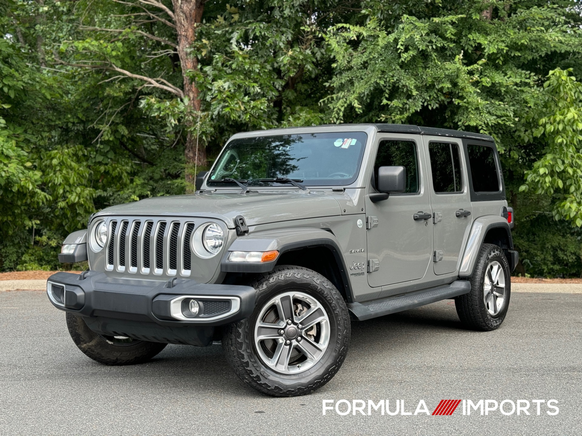 Used 2019 Jeep Wrangler Unlimited Sahara ALL TERRAIN TIRES / HARD TOP / REMOTE START for sale Sold at Formula Imports in Charlotte NC 28227 1