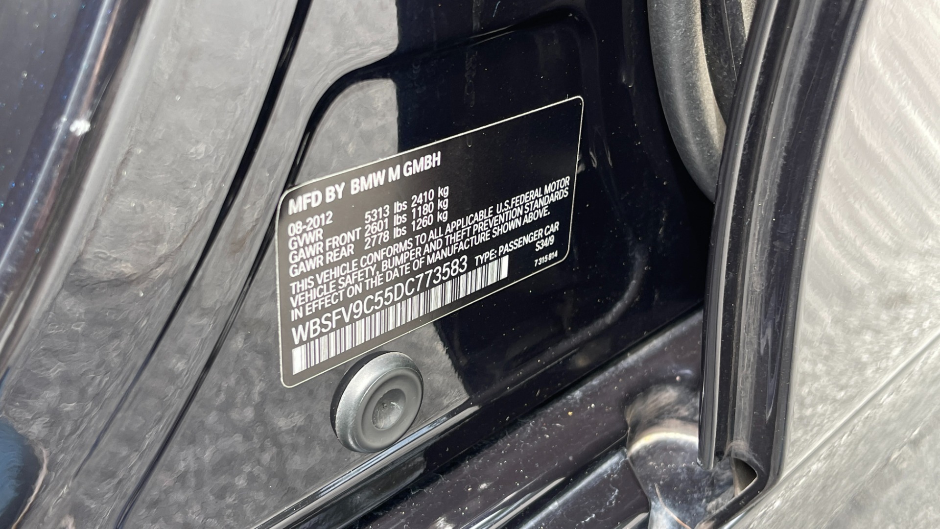 Used 2013 BMW M5 EXECUTIVE PKG / DRVR ASST / NAV / SUNROOF / REARVIEW for sale Sold at Formula Imports in Charlotte NC 28227 124