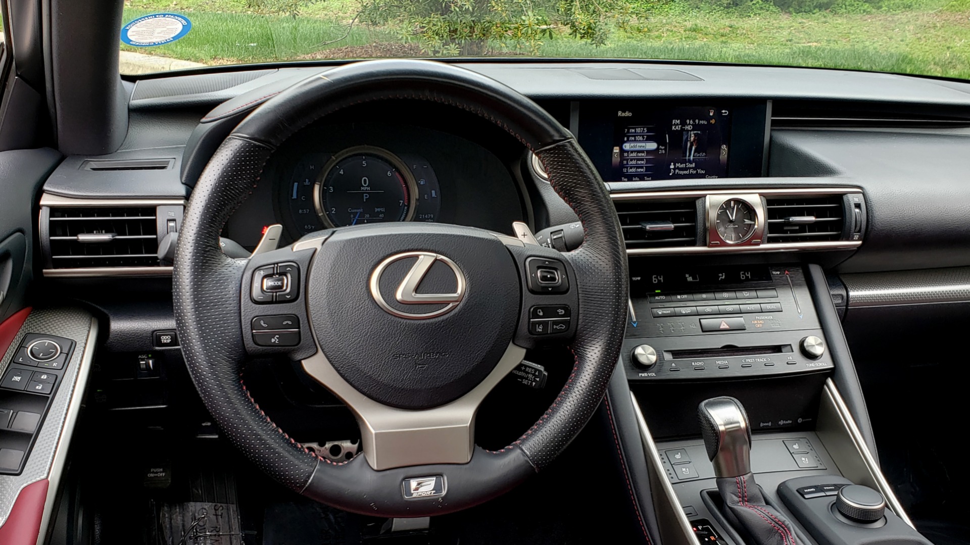 Used 2017 Lexus IS 200T F-SPORT / SUNROOF / REARVIEW / VENT SEATS for sale Sold at Formula Imports in Charlotte NC 28227 37