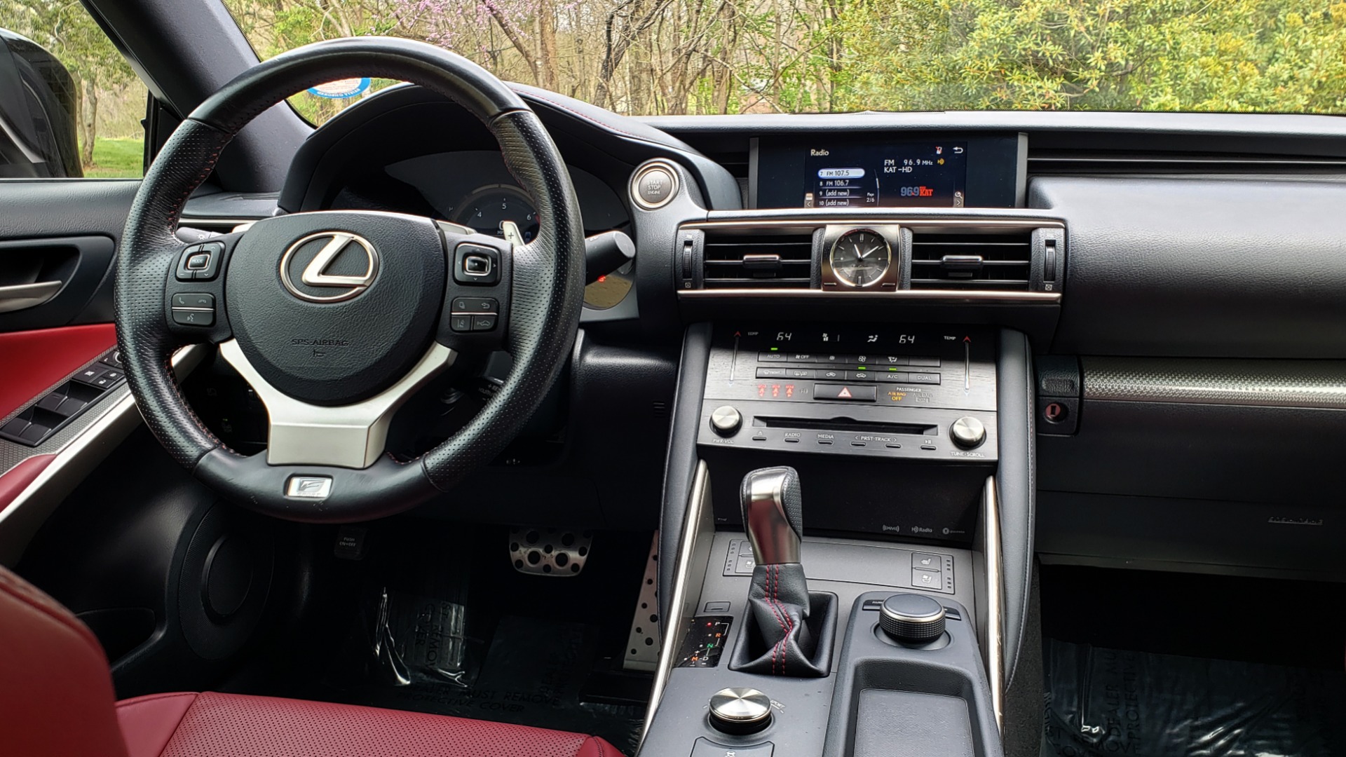 Used 2017 Lexus IS 200T F-SPORT / SUNROOF / REARVIEW / VENT SEATS for sale Sold at Formula Imports in Charlotte NC 28227 73