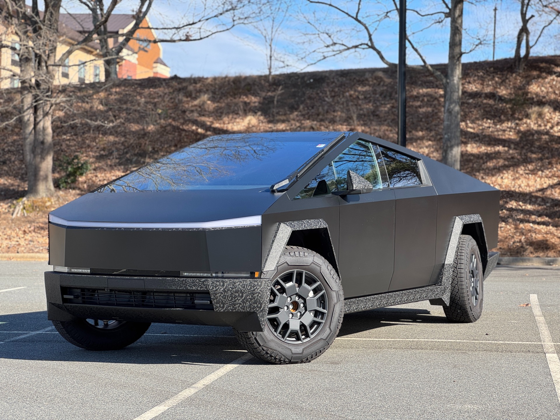 Used 2024 Tesla Cybertruck Cyberbeast CUSTOM MATTE WRAP for sale Sold at Formula Imports in Charlotte NC 28227 1