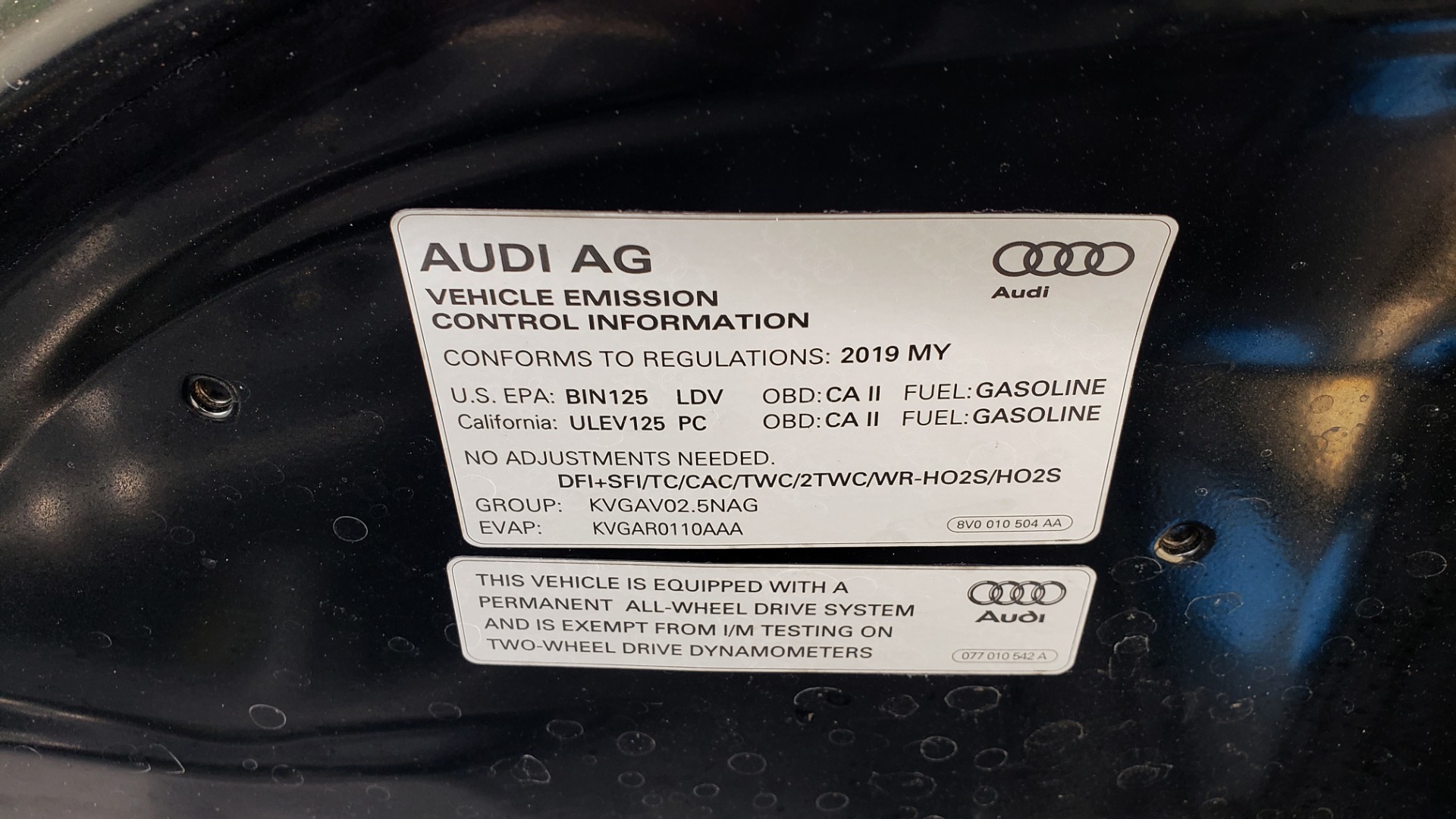 Used 2019 Audi TT RS 2.5L / QUATTRO / RS DESIGN / TECH / DYNAMIC / BLACK OPTIC / CARB for sale Sold at Formula Imports in Charlotte NC 28227 44