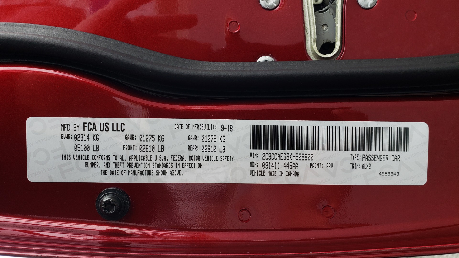 Used 2019 Chrysler 300 LIMITED / 3.6L V6 / 8-SPD AUTO / LEATHER / REARVIEW for sale Sold at Formula Imports in Charlotte NC 28227 90