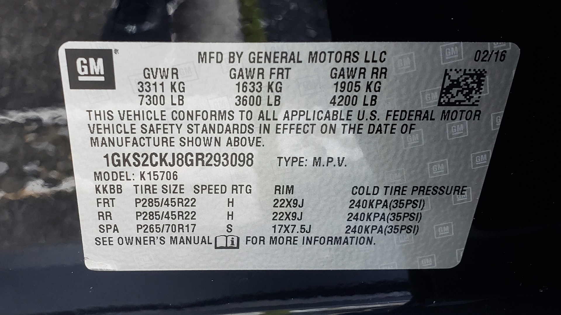 Used 2016 GMC YUKON DENALI 4WD / OPEN ROAD / NAV / ENTERTAINMENT / 3-ROW for sale Sold at Formula Imports in Charlotte NC 28227 101