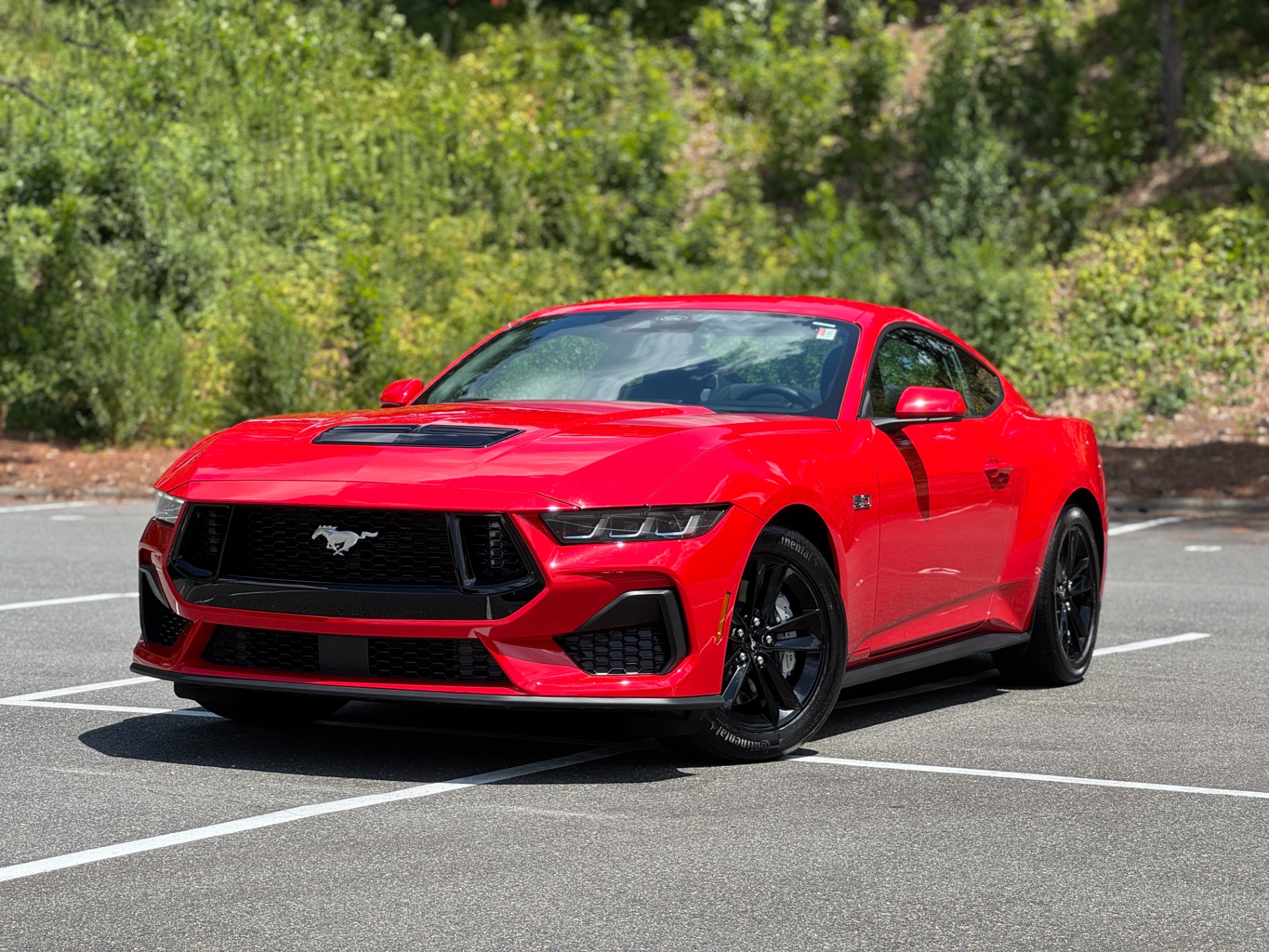 Used 2025 Ford Mustang GT RACE RED / 10-SPEED AUTO for sale Sold at Formula Imports in Charlotte NC 28227 1