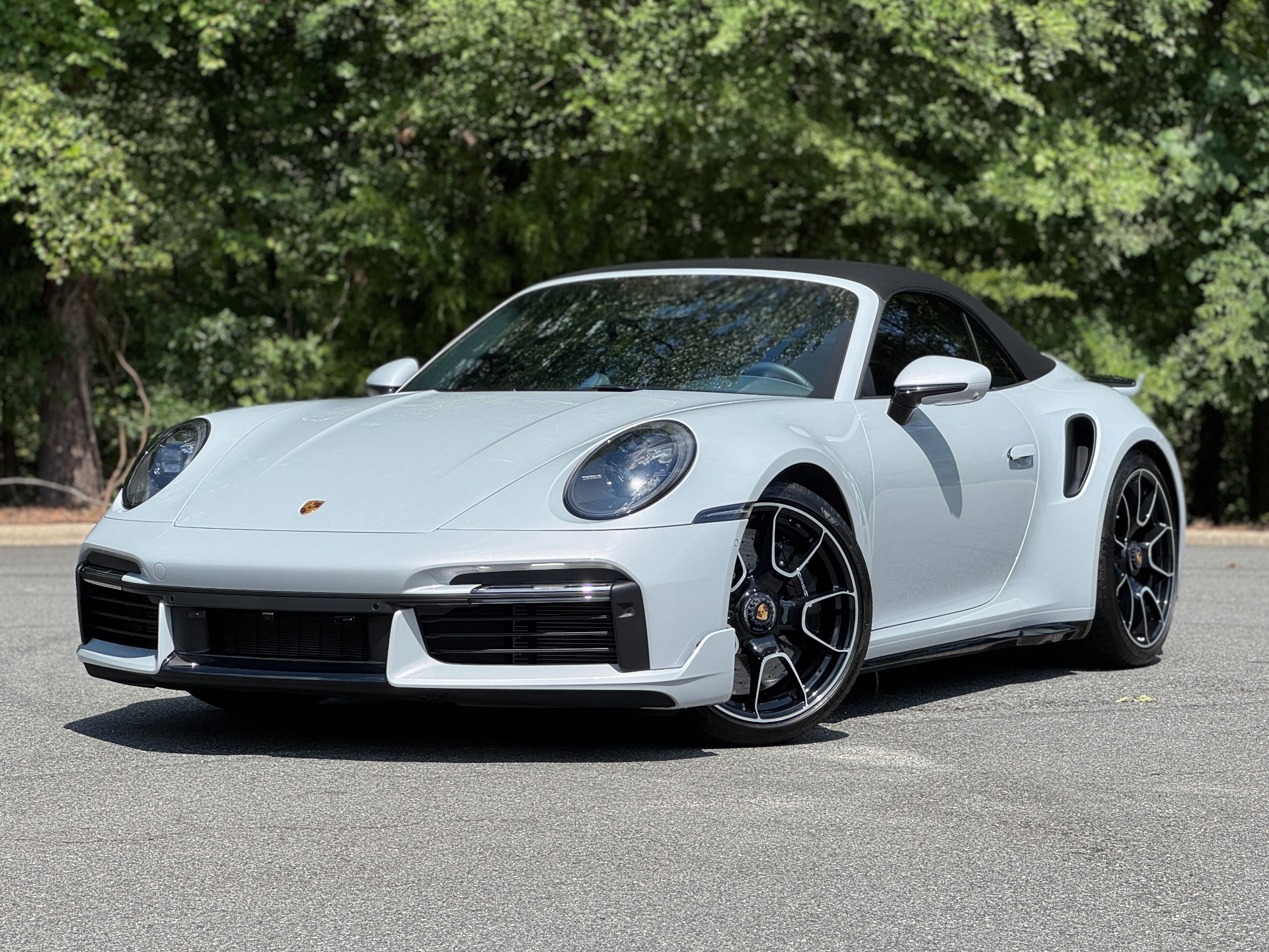 Used 2024 Porsche 911 Turbo S Cabriolet SPORTDESIGN PKG / SPORT EXHAUST / PASM / PCCB / PDLS+ for sale Sold at Formula Imports in Charlotte NC 28227 1