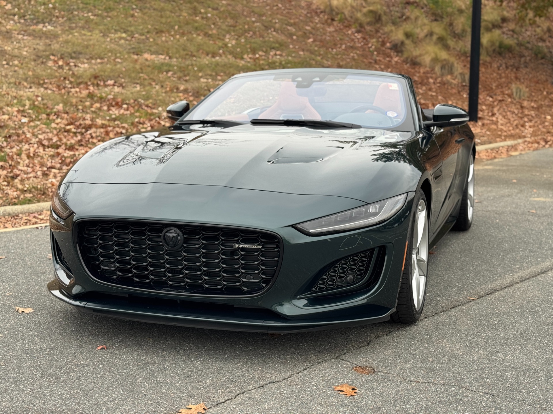 Used 2024 Jaguar F-TYPE Convertible P450 R-Dynamic RWD BRITISH RACING GREEN / MERIDIAN SOUND for sale Sold at Formula Imports in Charlotte NC 28227 3