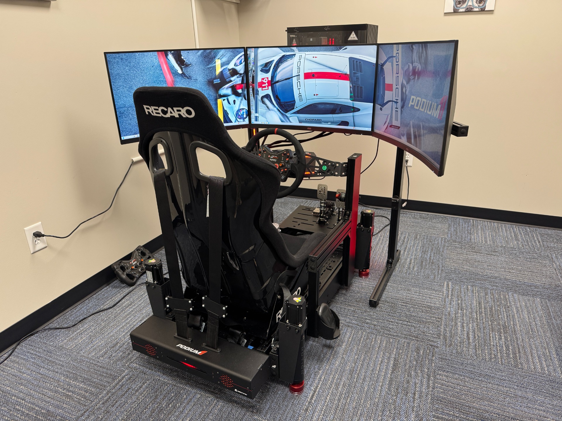 Podium 1 Racing Rig Used 2025 PODIUM 1 P3 FULL MOTION SIM RIG For Sale (Special Pricing ...