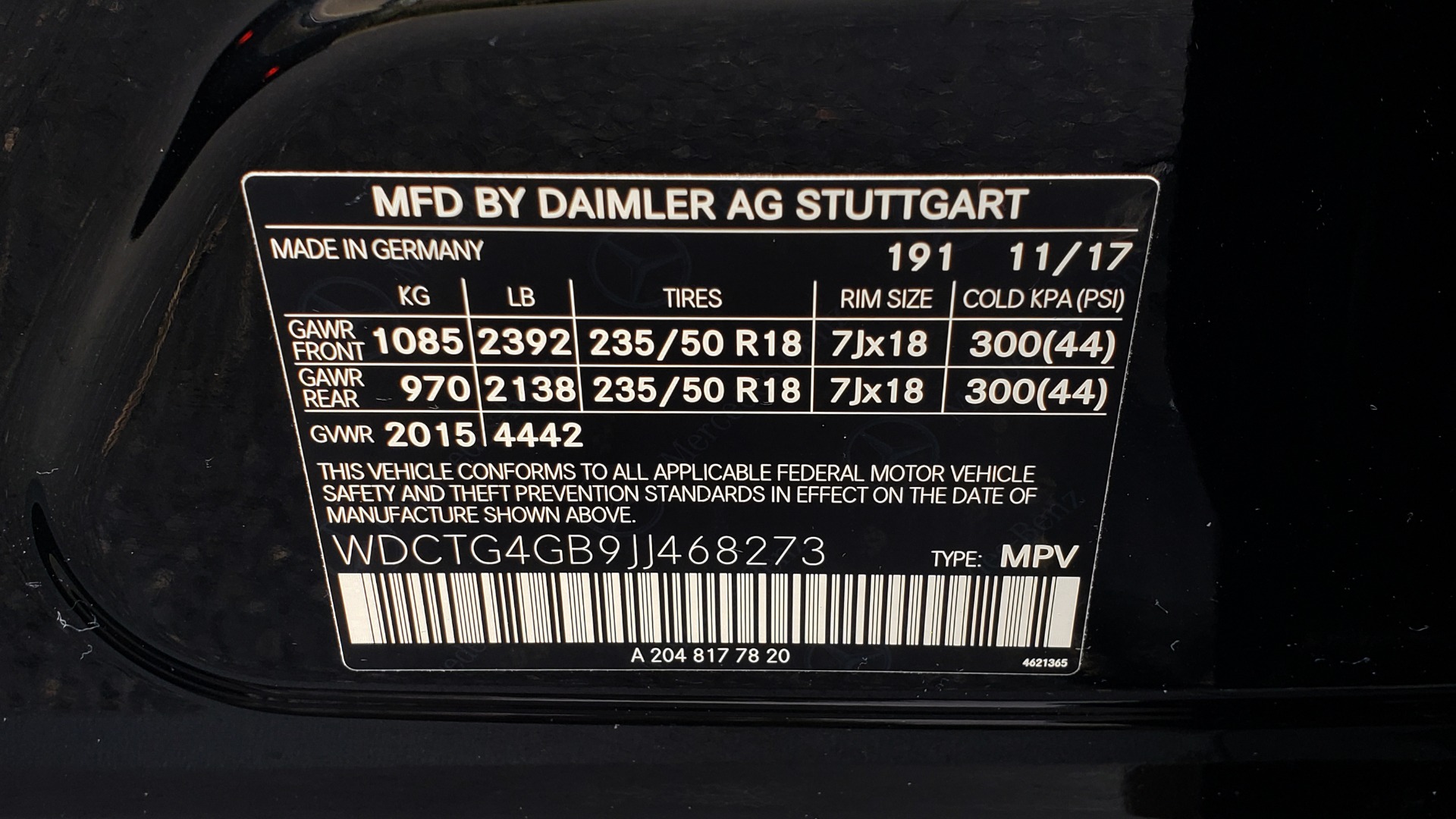 Used 2018 Mercedes-Benz GLA 250 4MATIC / PREMIUM / CONV PKG / NAV / PANO-ROOF for sale Sold at Formula Imports in Charlotte NC 28227 85