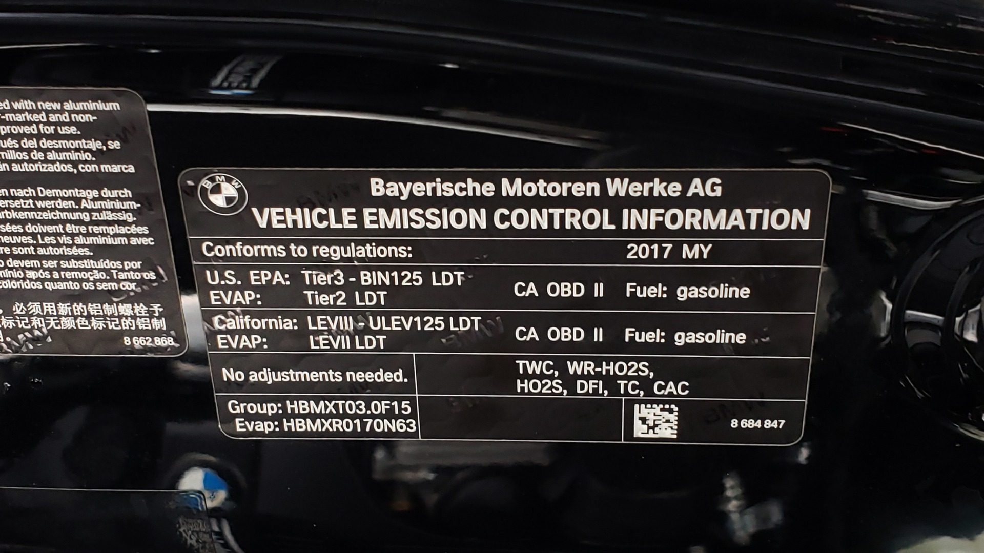 Used 2017 BMW X5 XDRIVE35I / NAV / SUNROOF / DRVR ASST / HEADS-UP / REARVIEW for sale Sold at Formula Imports in Charlotte NC 28227 13