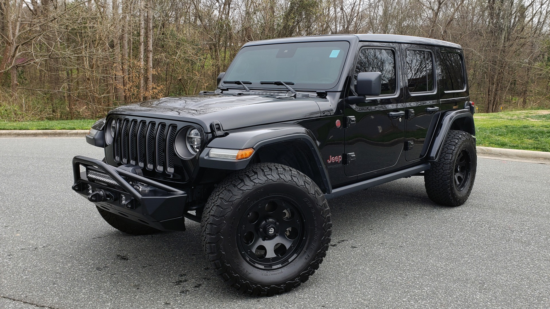 Used 2019 Jeep WRANGLER UNLIMITED RUBICON 4WD / V6 / 8-SPD AUTO / NAV / PWR TOP / REARVIEW for sale Sold at Formula Imports in Charlotte NC 28227 1