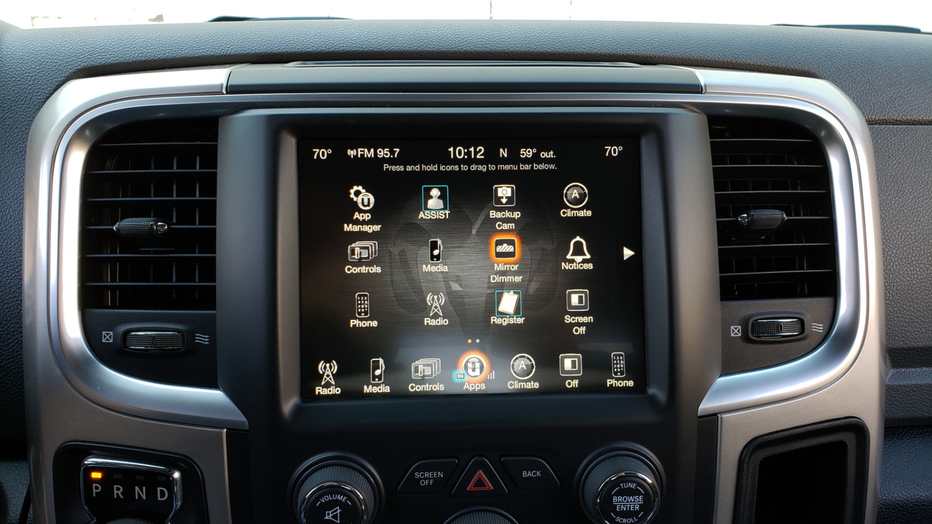 Used 2017 Ram 1500 BIG HORN CREW CAB 4X4 / 3.6L V6 / 8-SPD AUTO / WIFI HOTSPOT for sale Sold at Formula Imports in Charlotte NC 28227 40