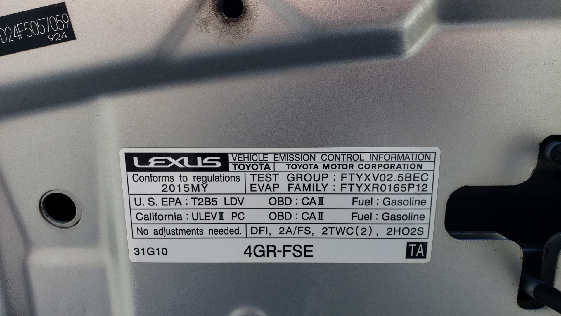 Used 2015 Lexus IS 250 F-SPORT / BSM / SUNROOF / VENT SEATS / REARVIEW for sale Sold at Formula Imports in Charlotte NC 28227 15