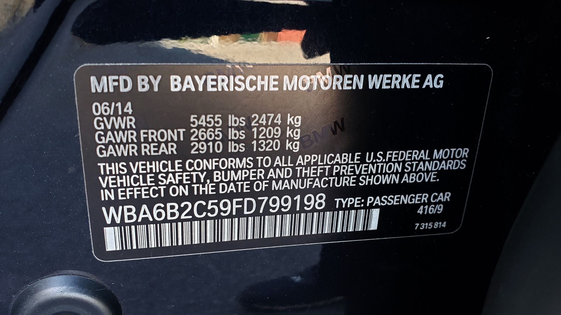 Used 2015 BMW 6 SERIES 650I M-SPORT / EXEC PKG / DRVR ASST PLUS / LIGHTING PKG for sale Sold at Formula Imports in Charlotte NC 28227 102