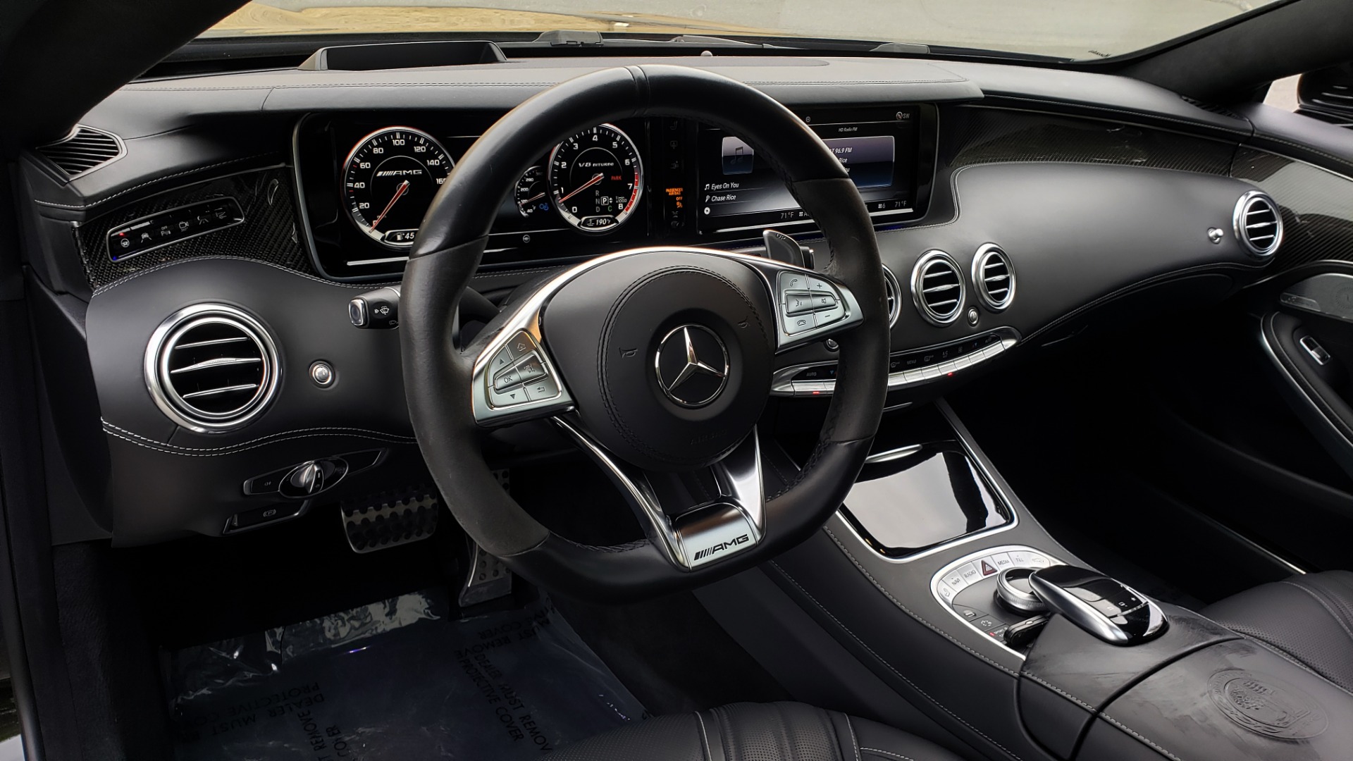 Used 2015 Mercedes-Benz S-CLASS S 63 AMG 4MATIC / DRVR ASST / NIGHT VIEW ASST PLUS / MAGIC SKY for sale Sold at Formula Imports in Charlotte NC 28227 49