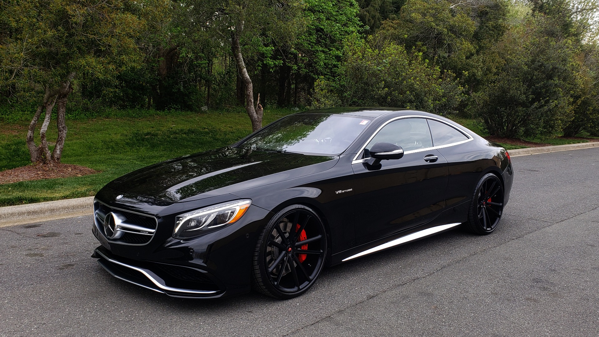 Used 2015 Mercedes-Benz S-CLASS S 63 AMG 4MATIC / DRVR ASST / NIGHT VIEW ASST PLUS / MAGIC SKY for sale Sold at Formula Imports in Charlotte NC 28227 1