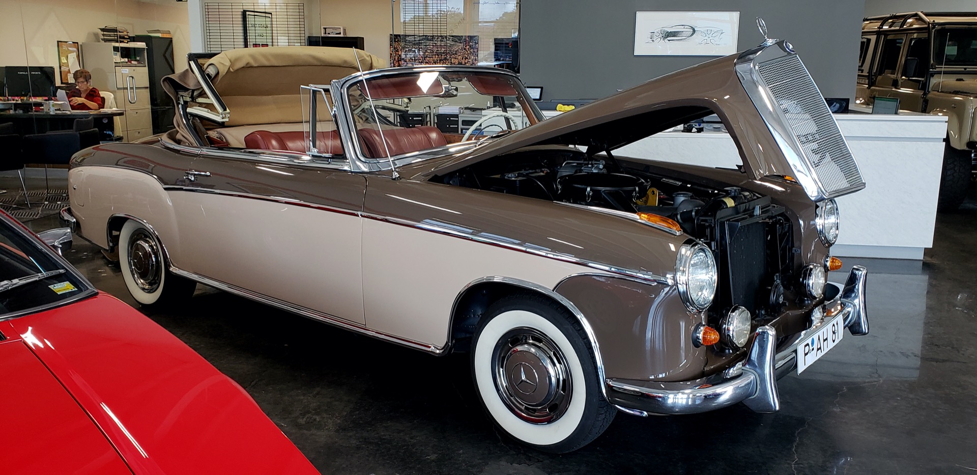 Used 1957 Mercedes-Benz 220 S Cabriolet - Full Restoration for sale Sold at Formula Imports in Charlotte NC 28227 57