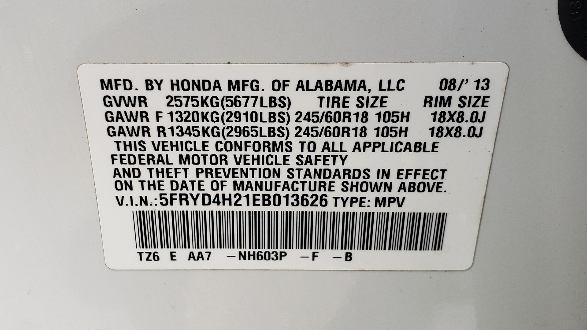 Used 2014 Acura MDX AWD / NAV / SUNROOF / 3-ROW / REARVIEW / PREMIUM SND for sale Sold at Formula Imports in Charlotte NC 28227 96