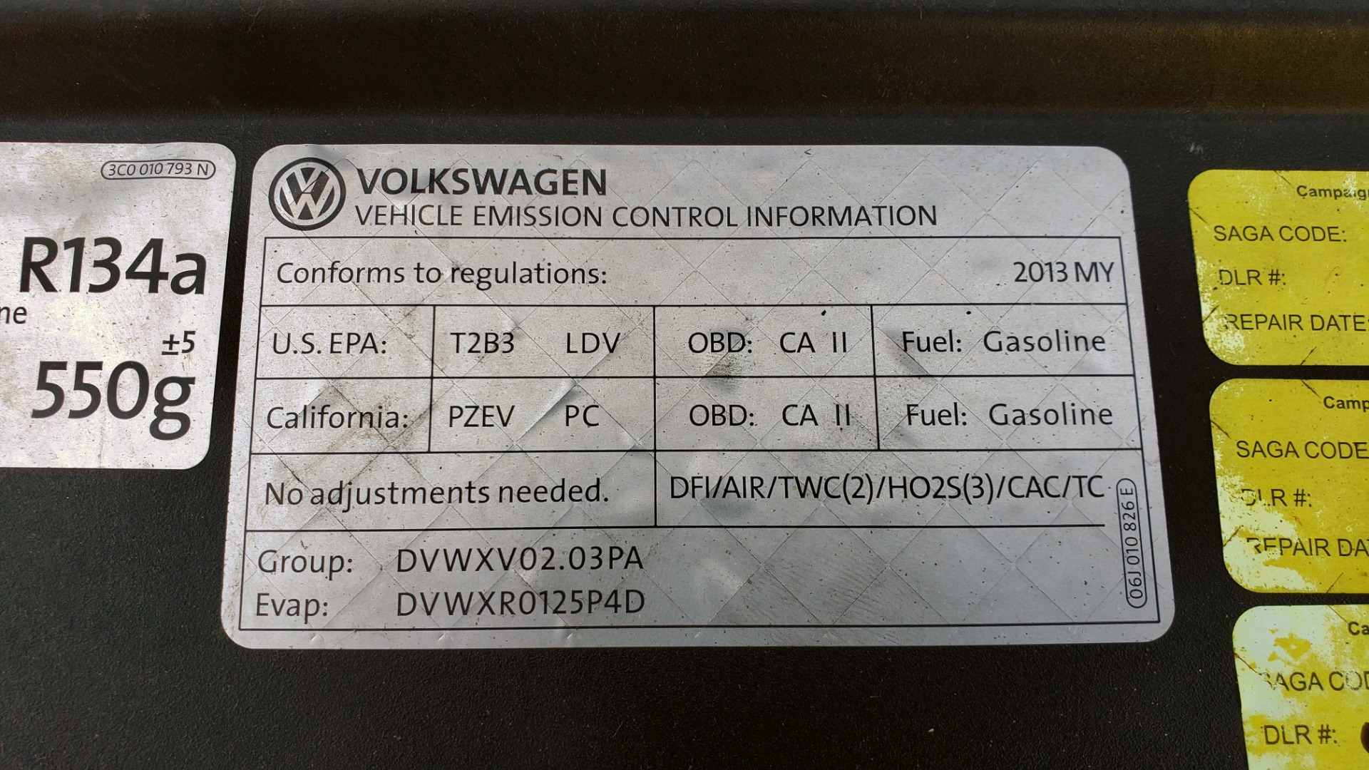 Used 2013 Volkswagen CC SPORT W/LIGHTING PKG / 2.0L 4-CYL / DSG 6-SPD AUTO for sale Sold at Formula Imports in Charlotte NC 28227 12