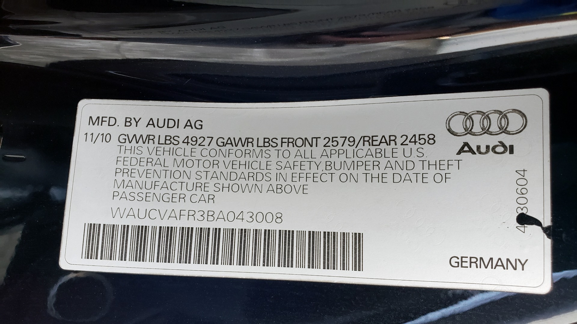 Used 2011 Audi S5 PREMIUM PLUS / AVENGERS COUPE / NAV / SUNROOF / REARVIEW for sale Sold at Formula Imports in Charlotte NC 28227 89